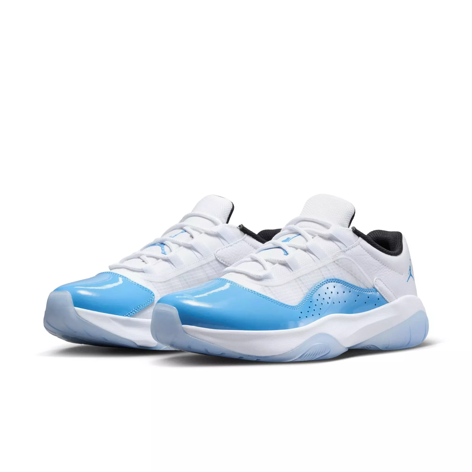 Jordan 11 CMFT Low "White/University Blue/Black" Men's Shoe - WHITE/CAROLINA BLUE
