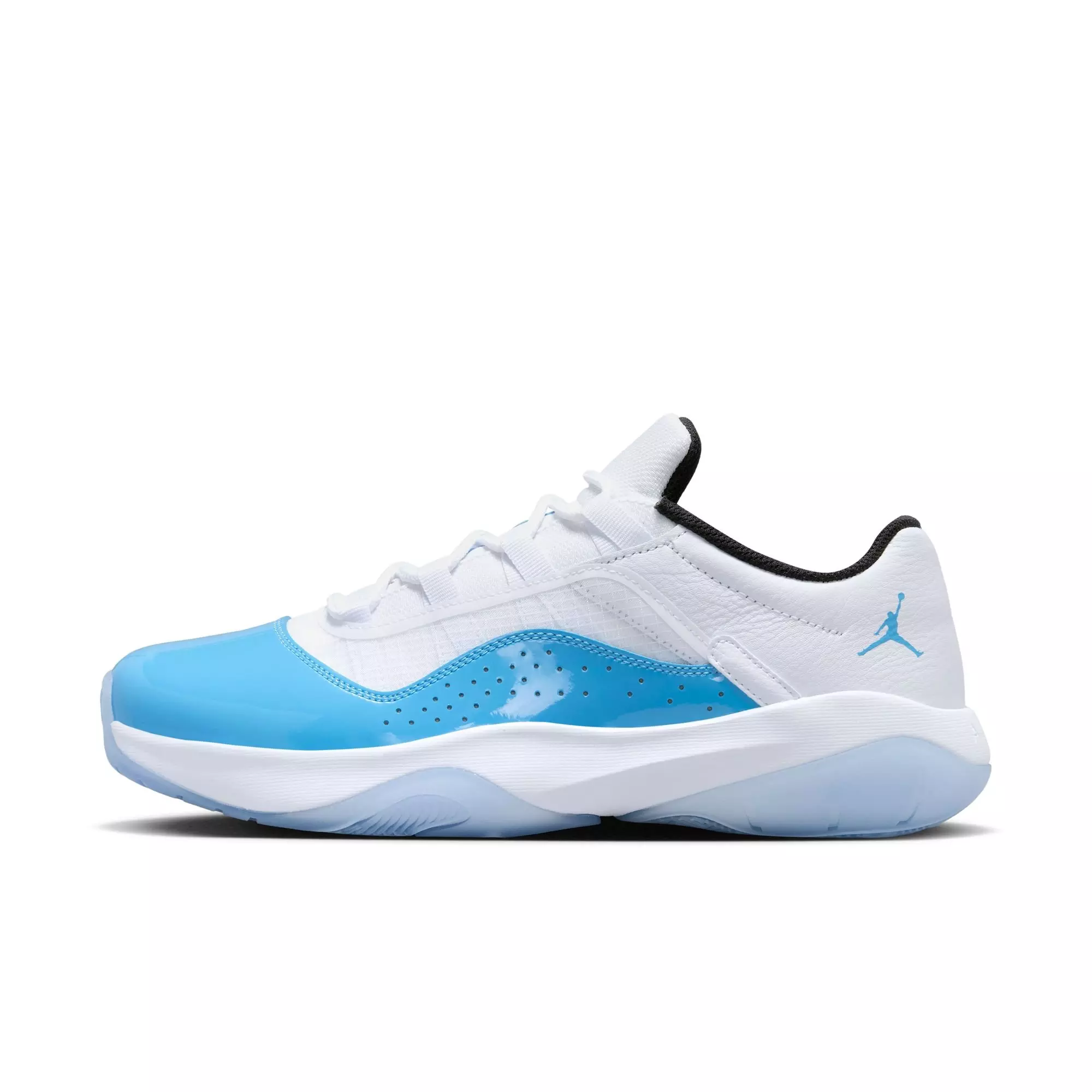Jordan 11 CMFT Low "White/University Blue/Black" Men's Shoe - WHITE/CAROLINA BLUE
