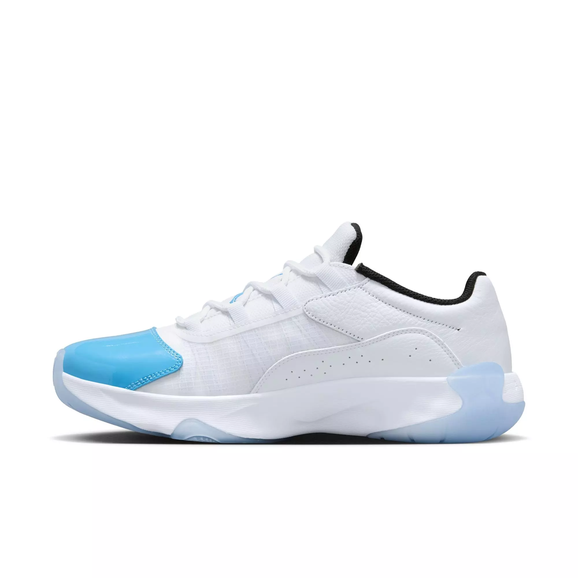 Jordan 11 CMFT Low "White/University Blue/Black" Men's Shoe - WHITE/CAROLINA BLUE