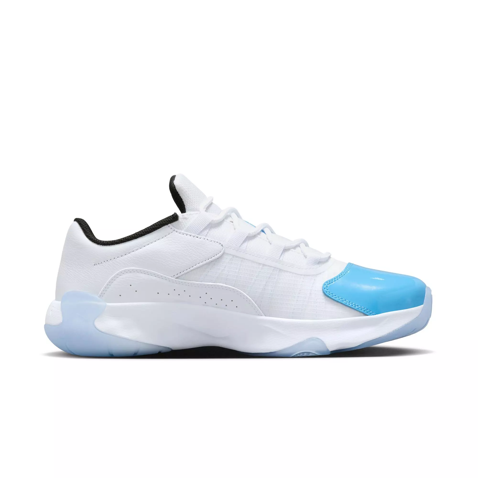 Jordan 11 CMFT Low "White/University Blue/Black" Men's Shoe - WHITE/CAROLINA BLUE