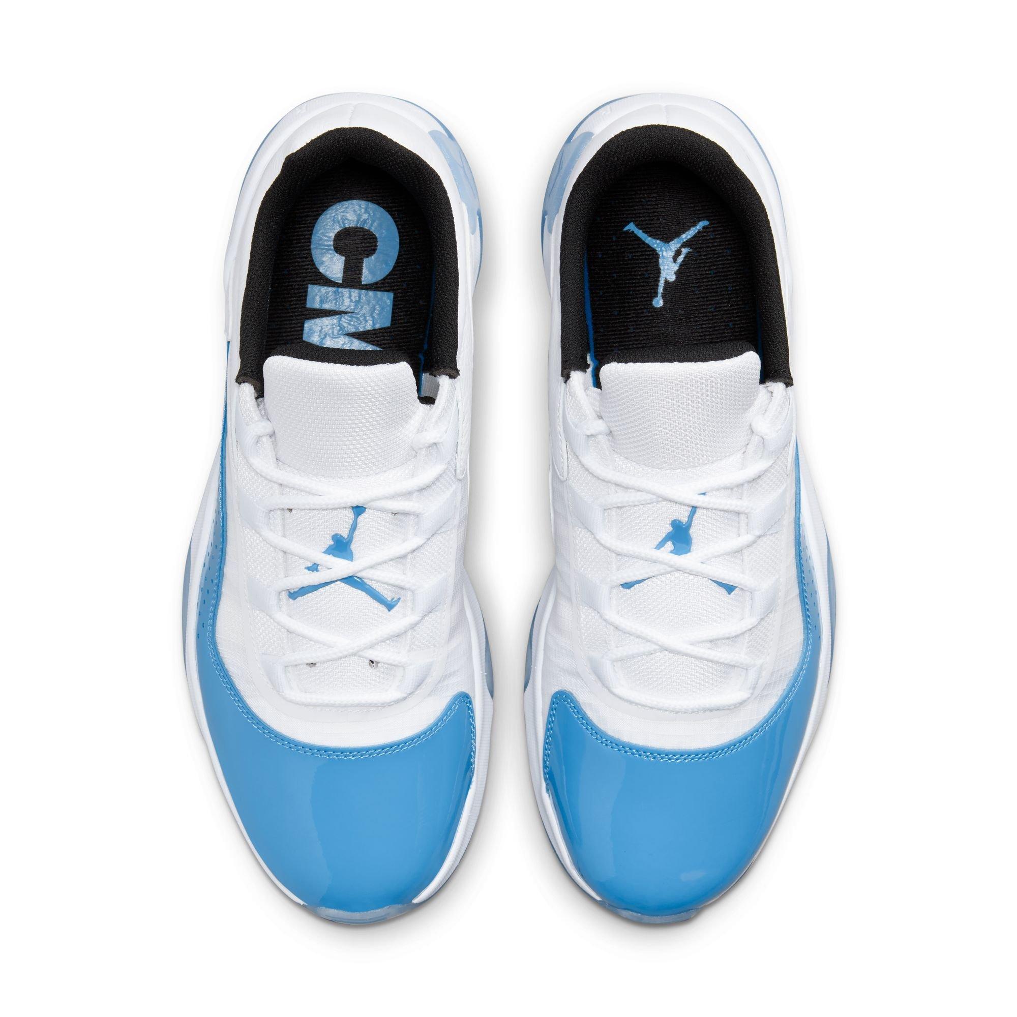 Jordan 11 CMFT Low "White/University Blue/Black" Men's Shoe - WHITE/CAROLINA BLUE Thumbnail View 8