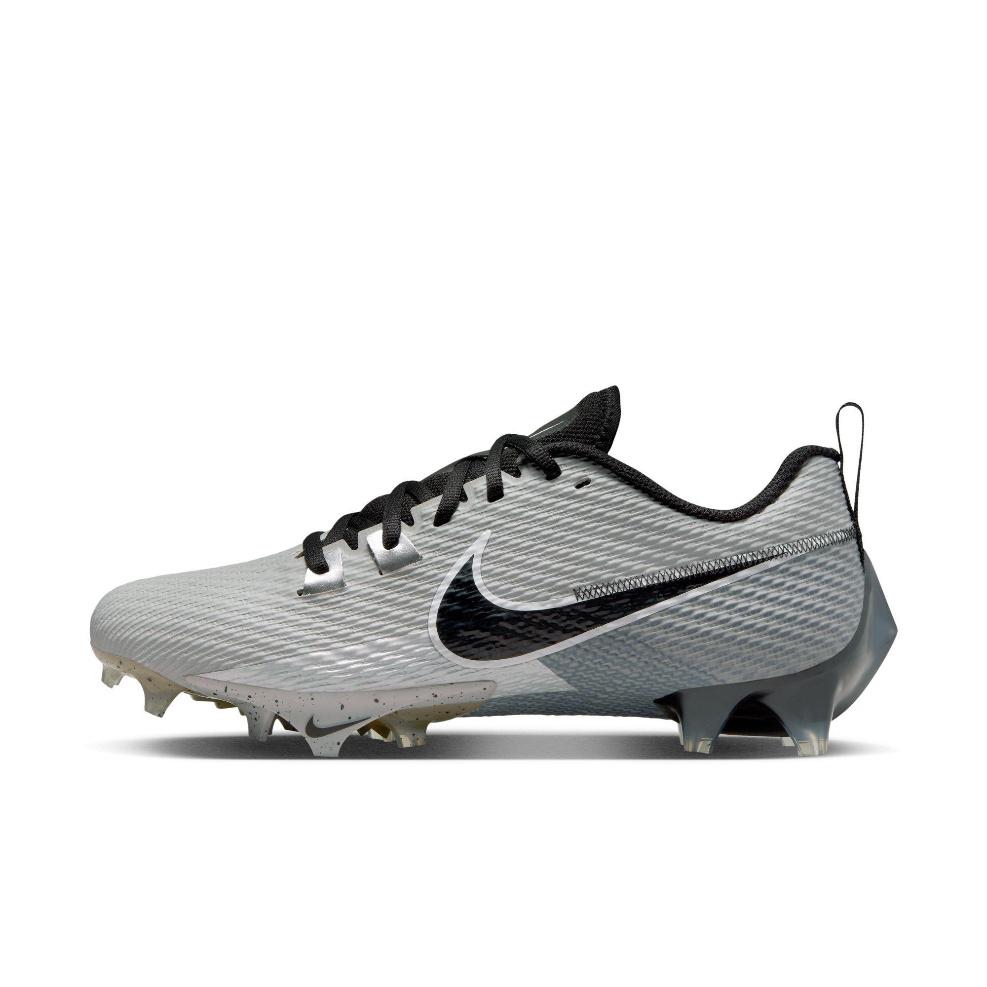 Nike Vapor Edge Speed 360 2 "Lt Smoke Grey/Black/Khaki" Men's Football Cleat - GREY/BLACK Thumbnail View 4