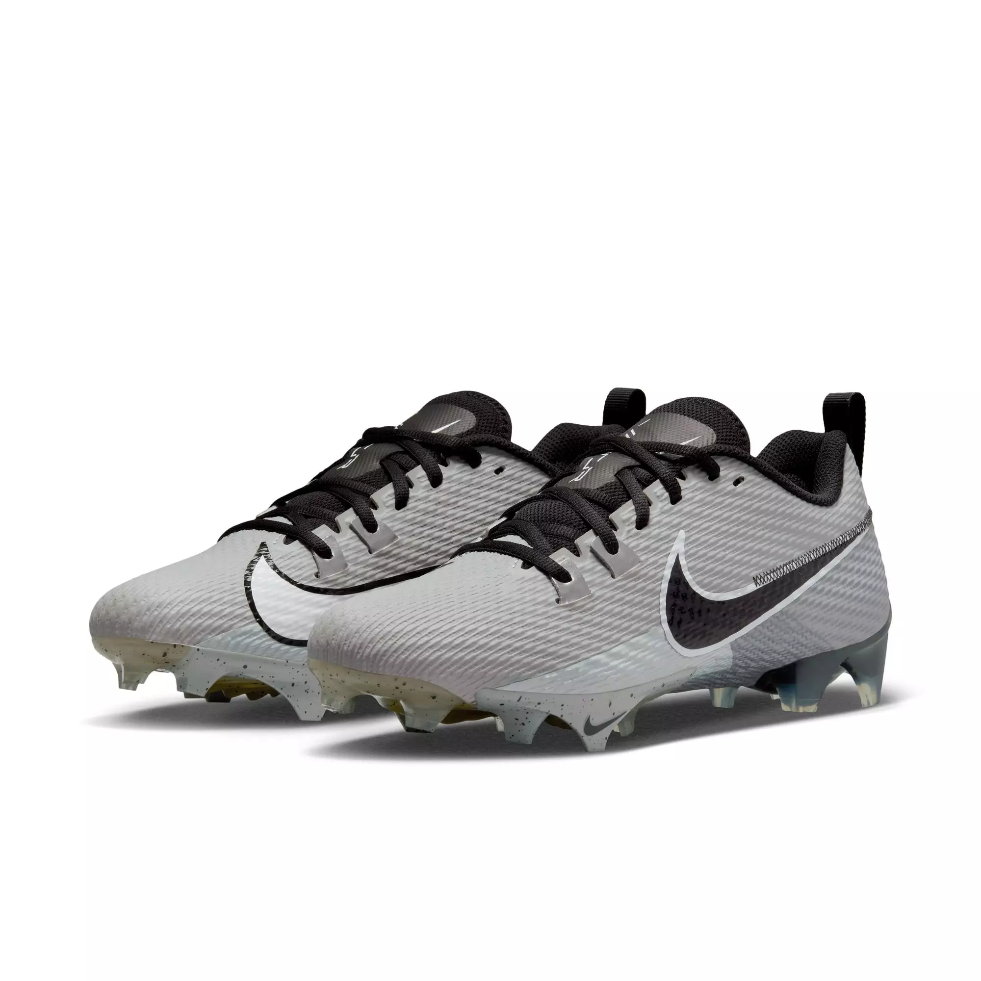 Nike Vapor Edge Speed 360 2 "Lt Smoke Grey/Black/Khaki" Men's Football Cleat - GREY/BLACK