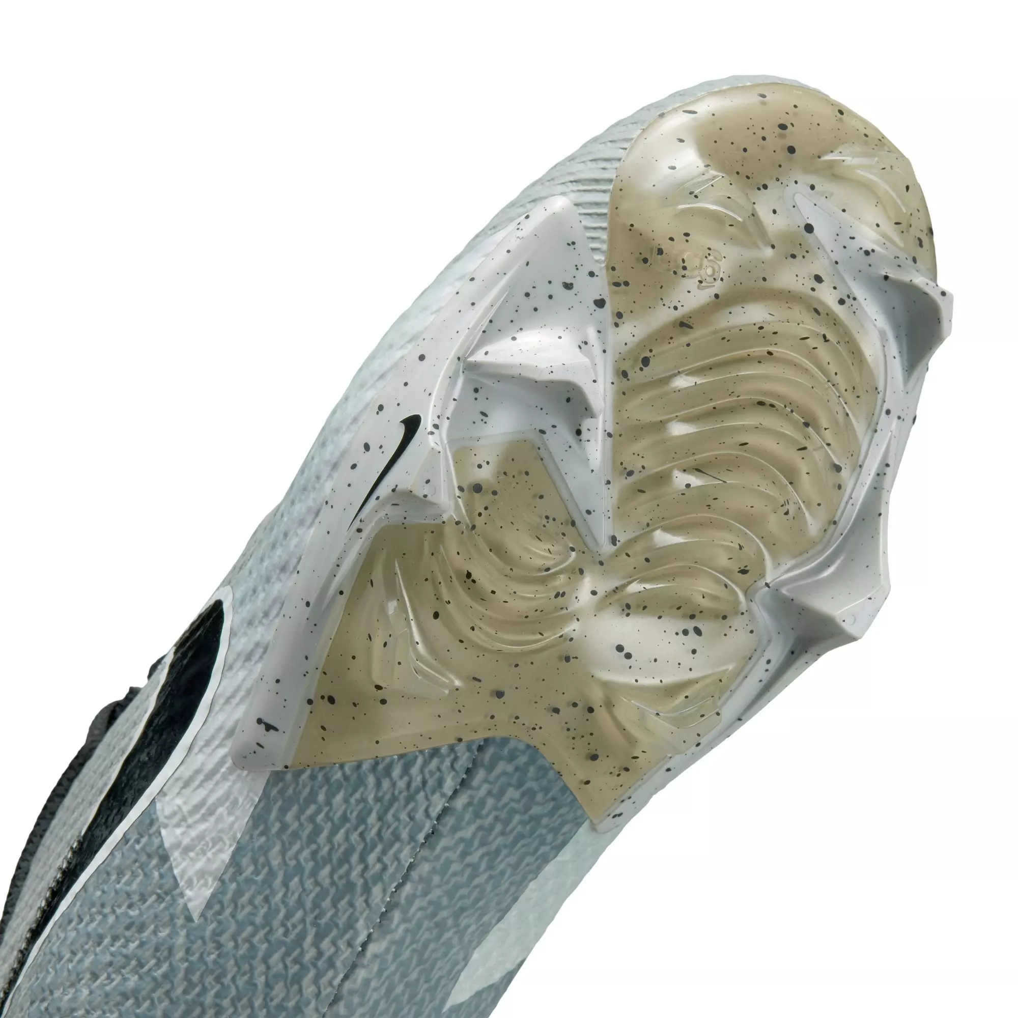 Nike Vapor Edge Speed 360 2 "Lt Smoke Grey/Black/Khaki" Men's Football Cleat - GREY/BLACK