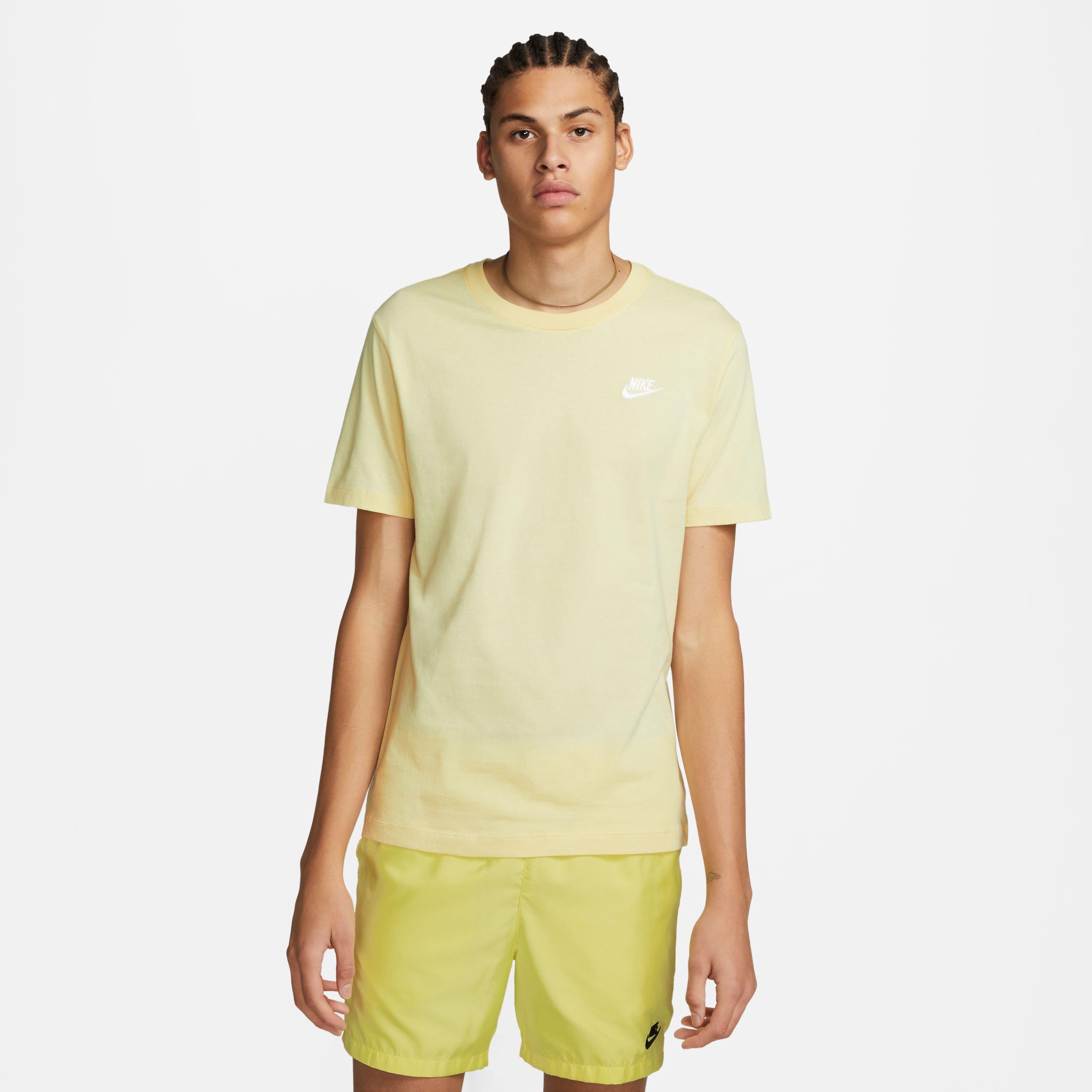 Nike Men's Sportswear Club Tee - Alabaster - CREAM Thumbnail View 1
