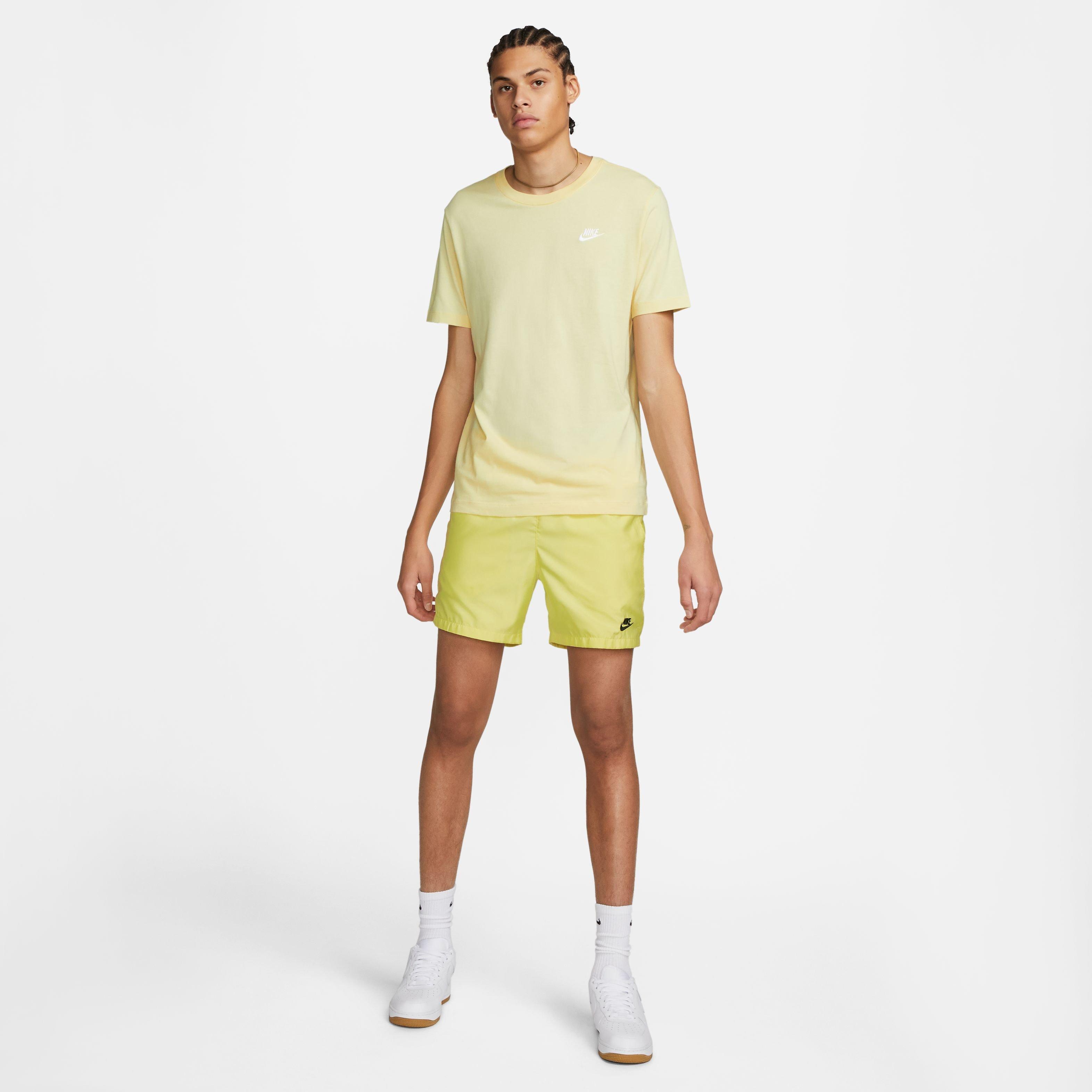 Nike Men's Sportswear Club Tee - Alabaster - CREAM Thumbnail View 2
