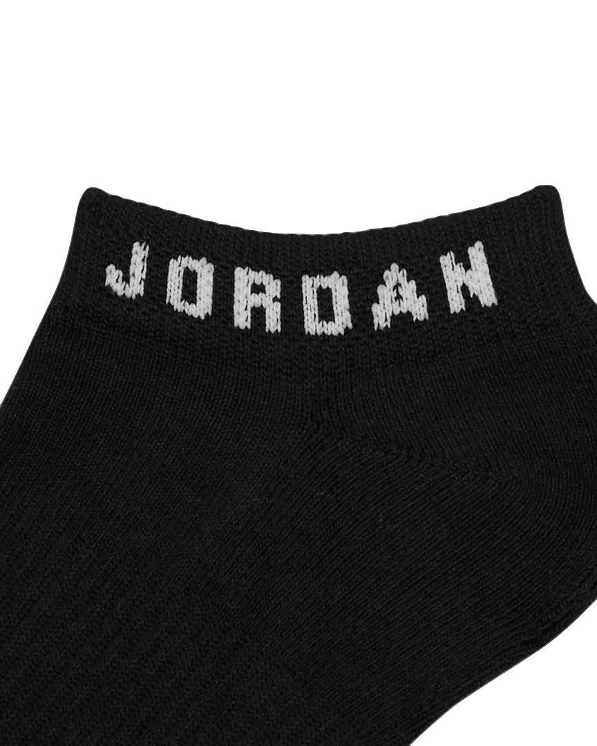 Jordan Everyday No-Show Black Socks (3 Pairs)