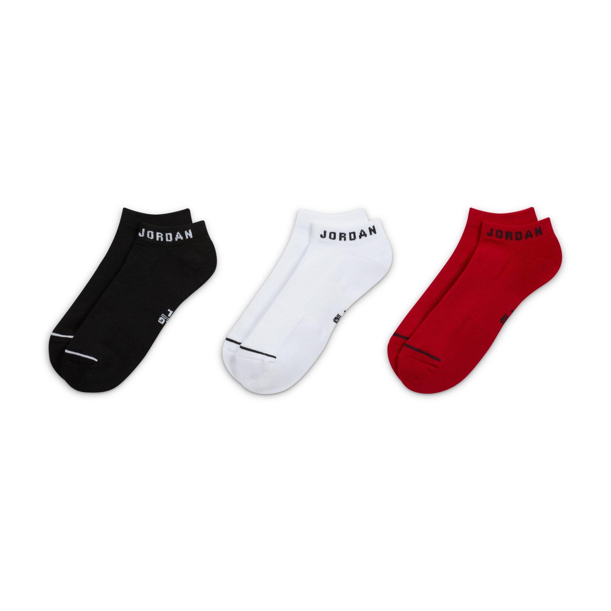 Jordan Everyday No-Show Multi-Color Socks (3 Pairs)