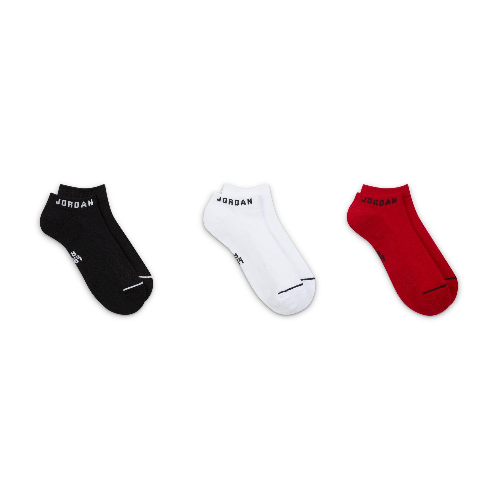 Jordan Everyday No-Show Multi-Color Socks (3 Pairs)