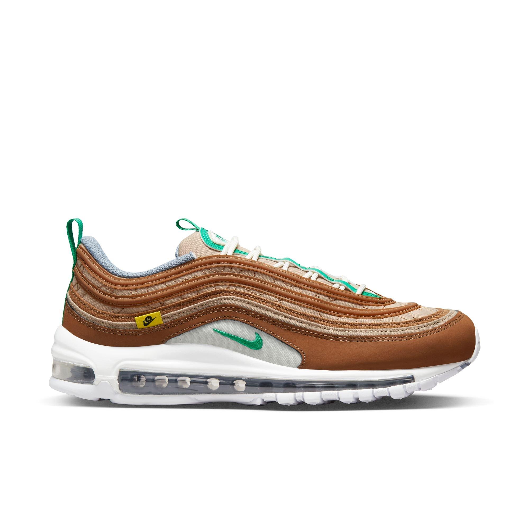 Air max 97 hot sale green white orange