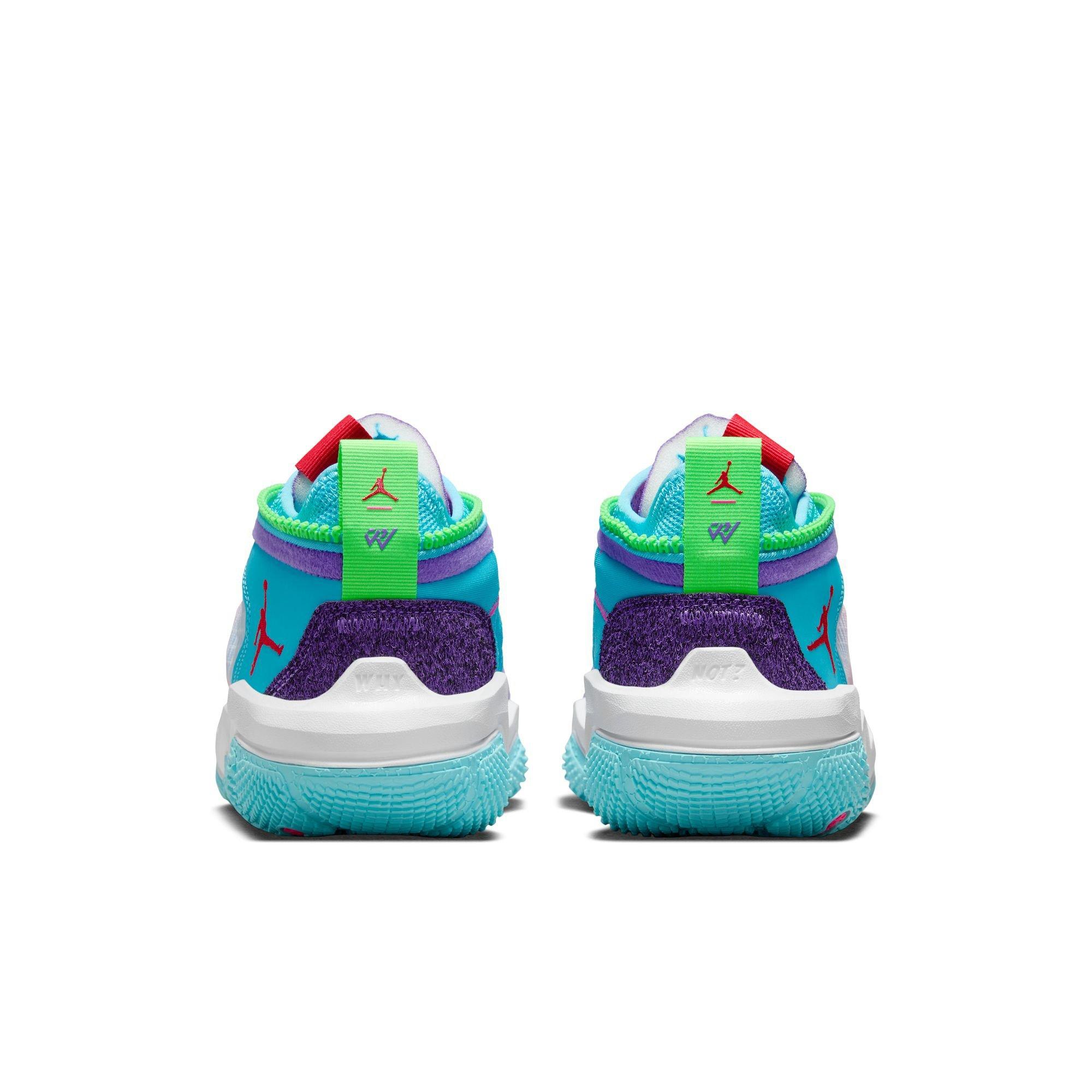 Jordan Why Not? Zer0.6 "Siren Red/Baltic Blue/Action Grape" Men's Basketball Shoe - WHITE/SIREN RED/BALTIC BLUE/ACTION GRAPE Thumbnail View 9