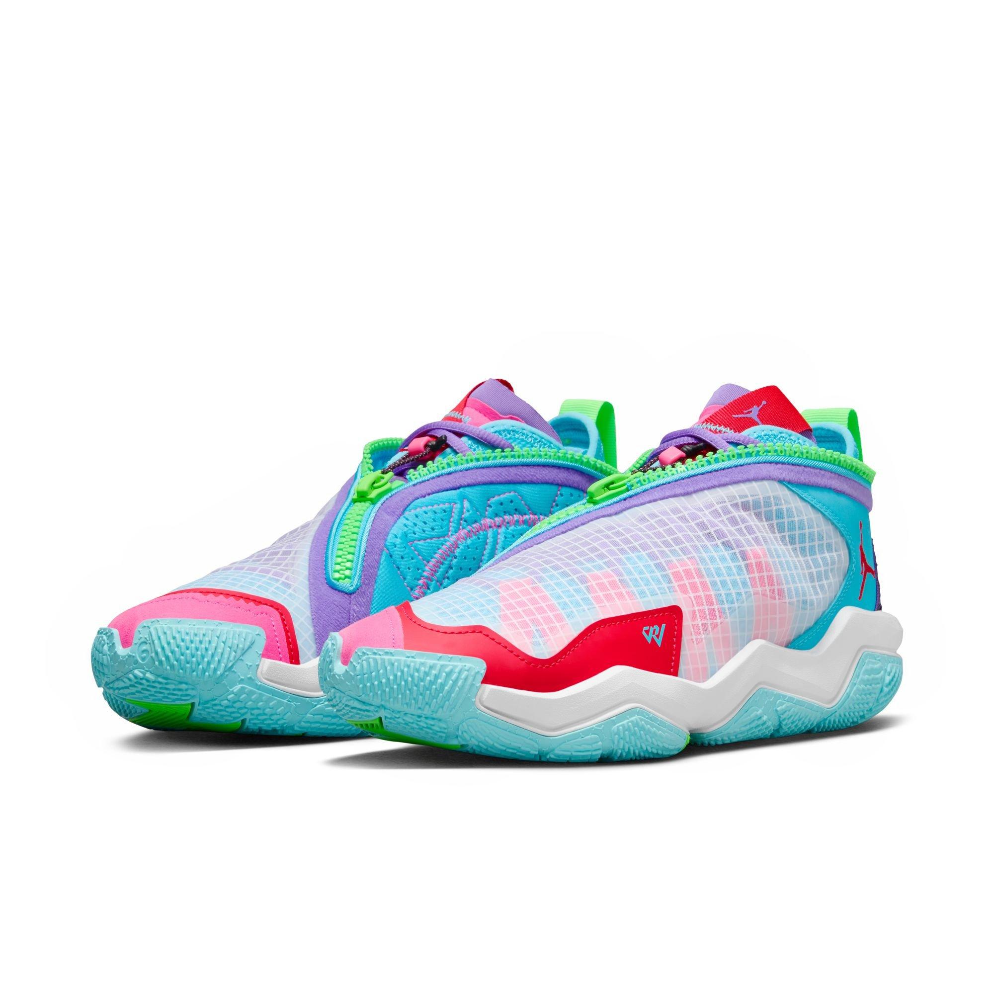 Jordan Why Not? Zer0.6 "Siren Red/Baltic Blue/Action Grape" Men's Basketball Shoe - WHITE/SIREN RED/BALTIC BLUE/ACTION GRAPE Thumbnail View 3