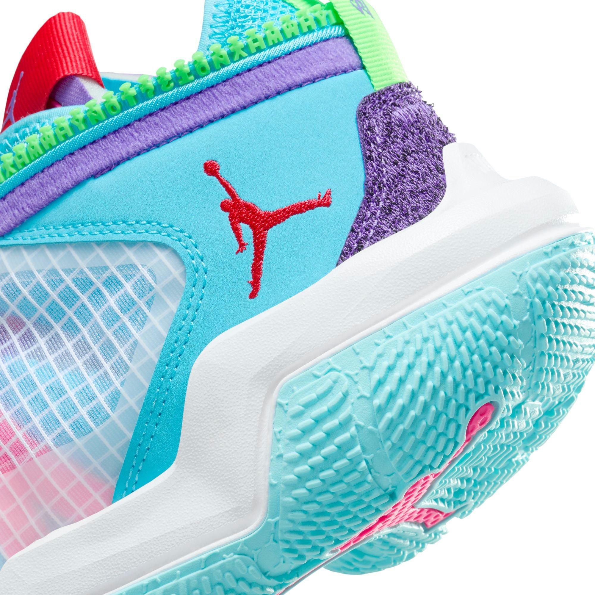 Jordan Why Not? Zer0.6 "Siren Red/Baltic Blue/Action Grape" Men's Basketball Shoe - WHITE/SIREN RED/BALTIC BLUE/ACTION GRAPE Thumbnail View 5