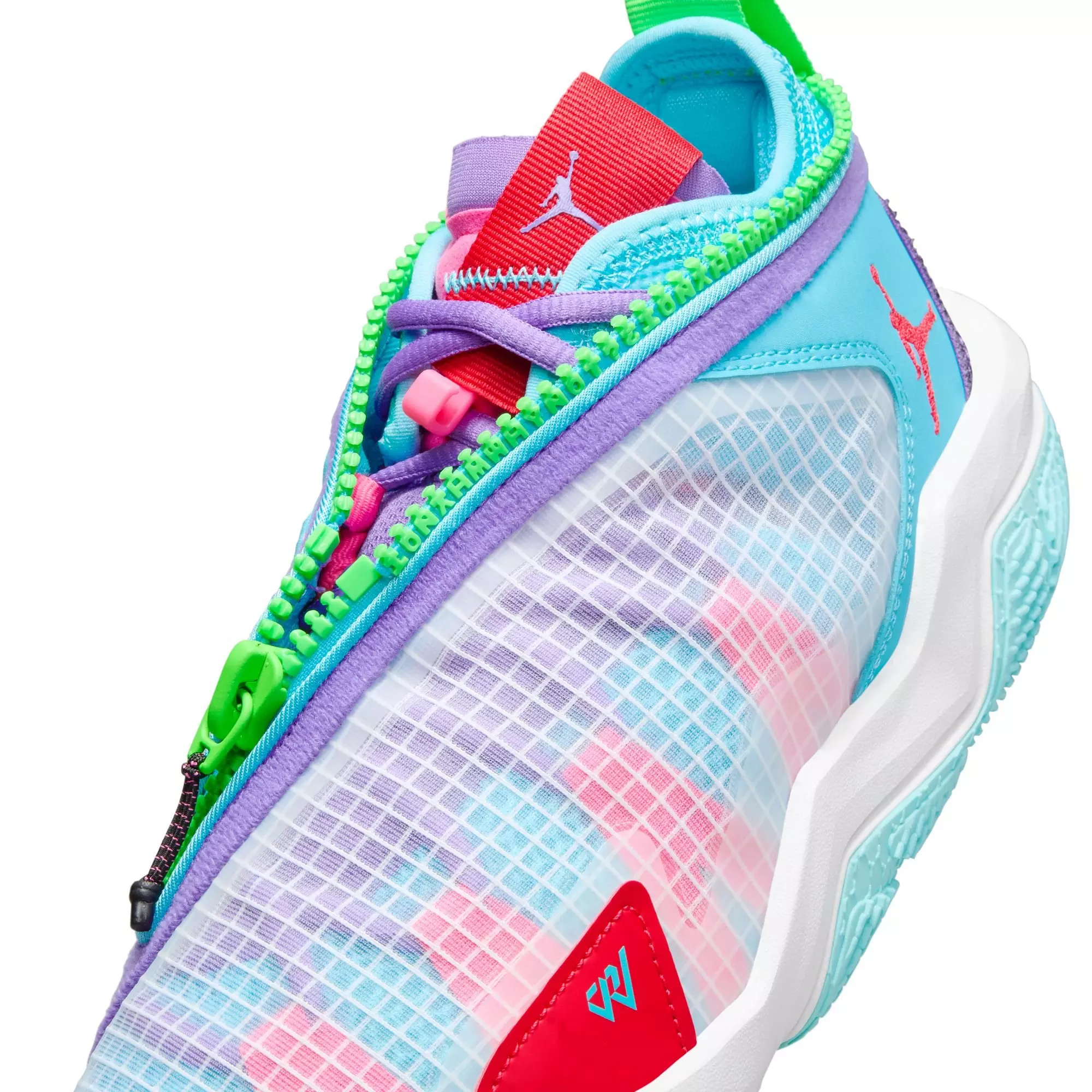 Jordan Why Not? Zer0.6 "Siren Red/Baltic Blue/Action Grape" Men's Basketball Shoe - WHITE/SIREN RED/BALTIC BLUE/ACTION GRAPE