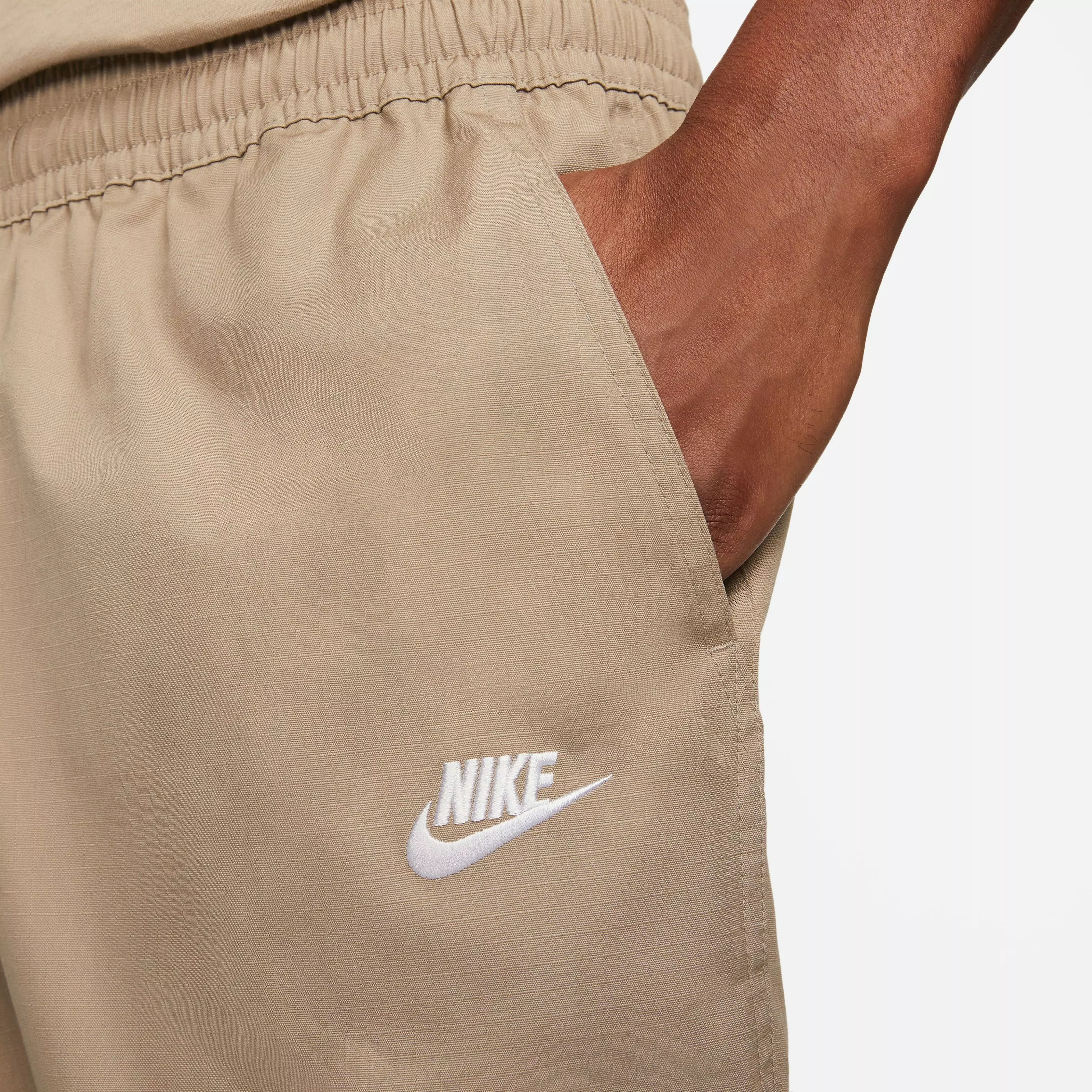 Nike Men's Club Woven Cargo Pants-Tan - TAN