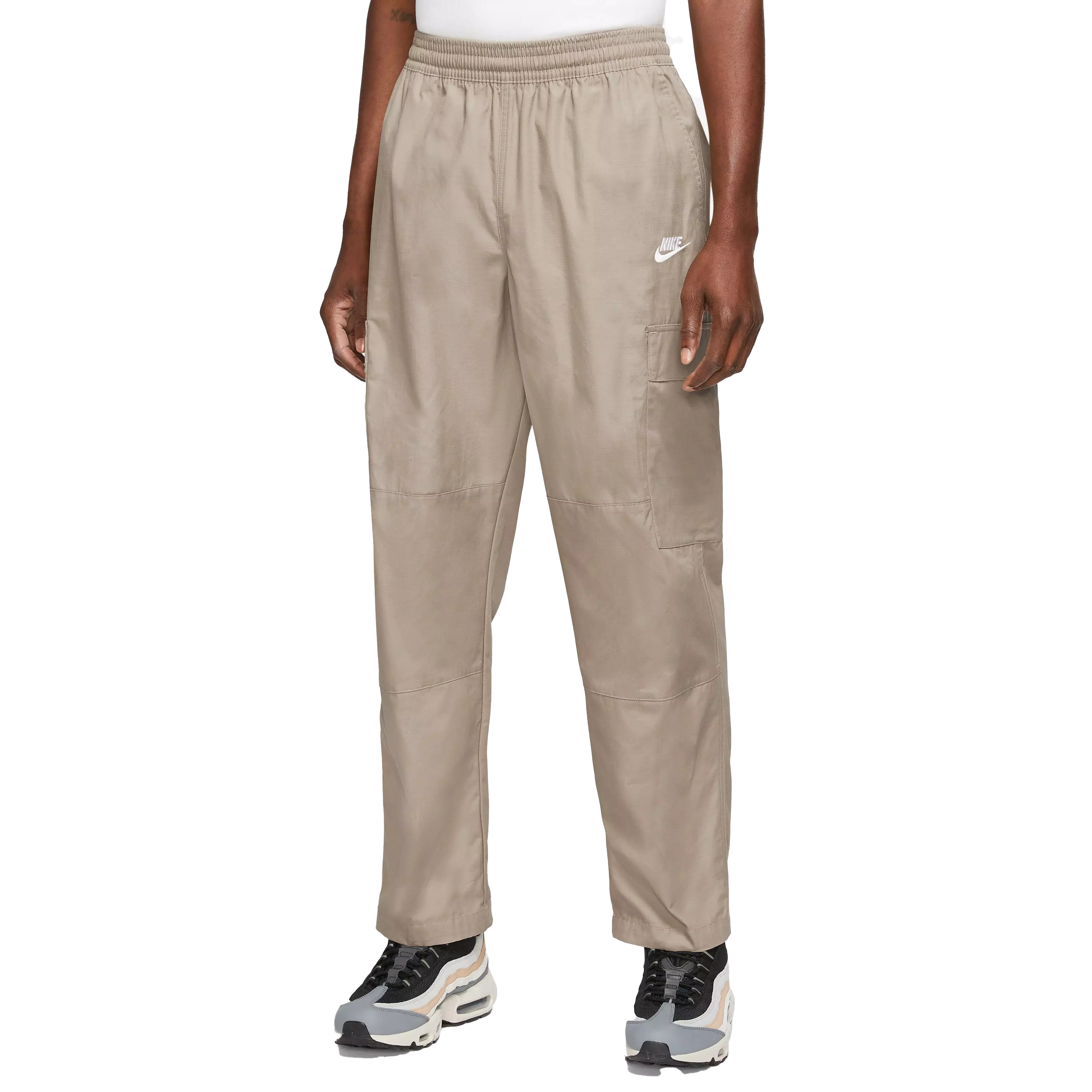 Nike Club Cargo Woven Pants Mens Black White