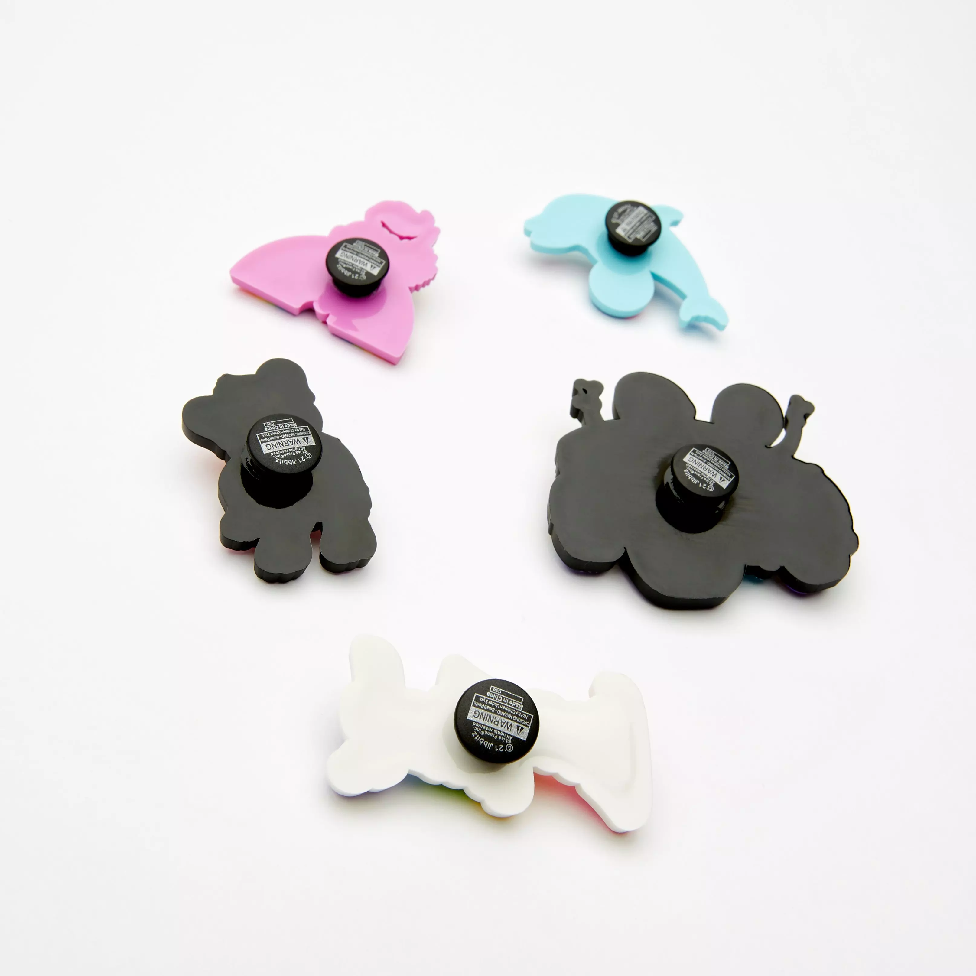 Crocs Lisa Frank Jibbitz Charms-5PK - AS SHOWN