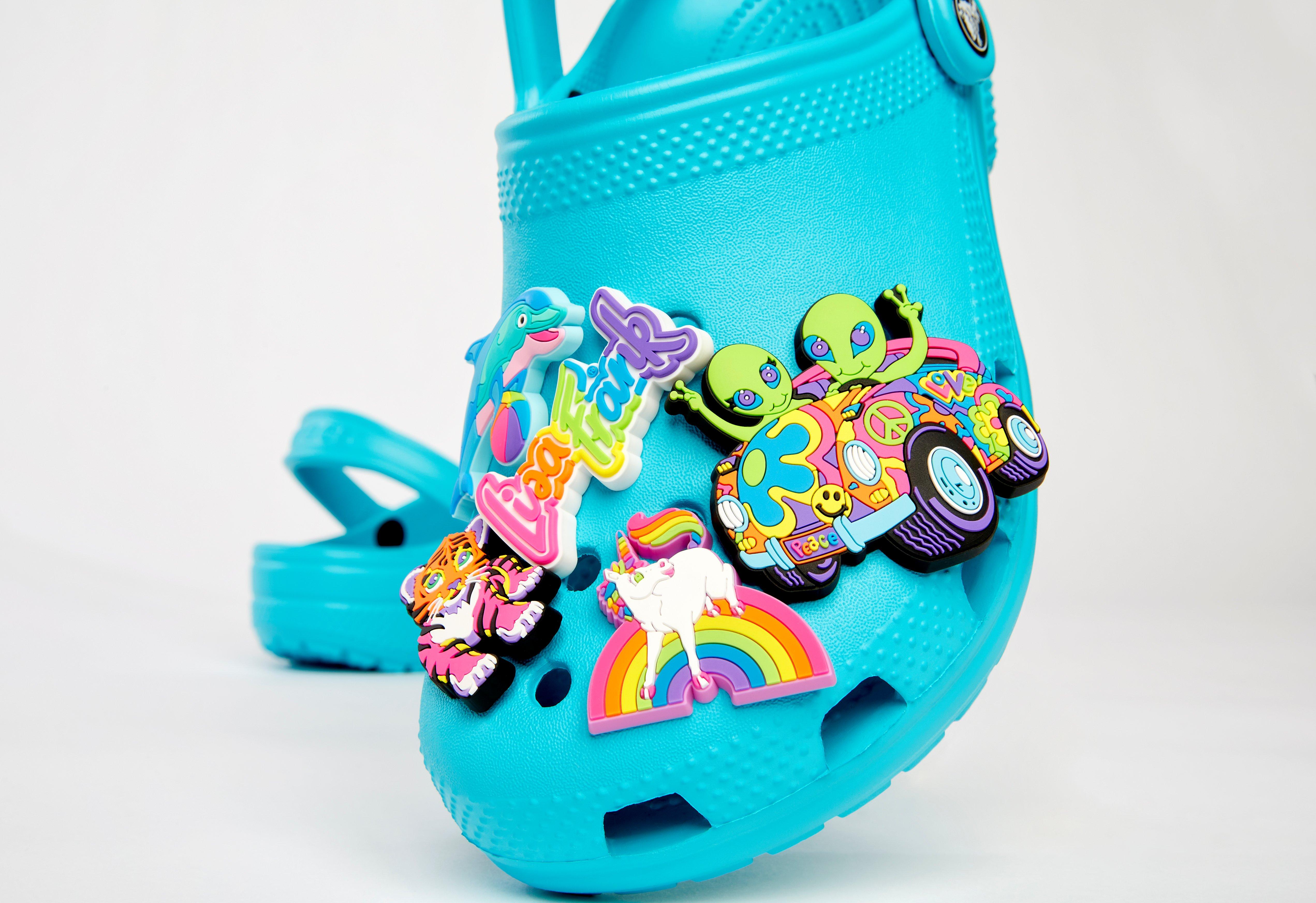 NWT Lisa Frank Crocs JIBBITZ Shoe Charms 5-Pack