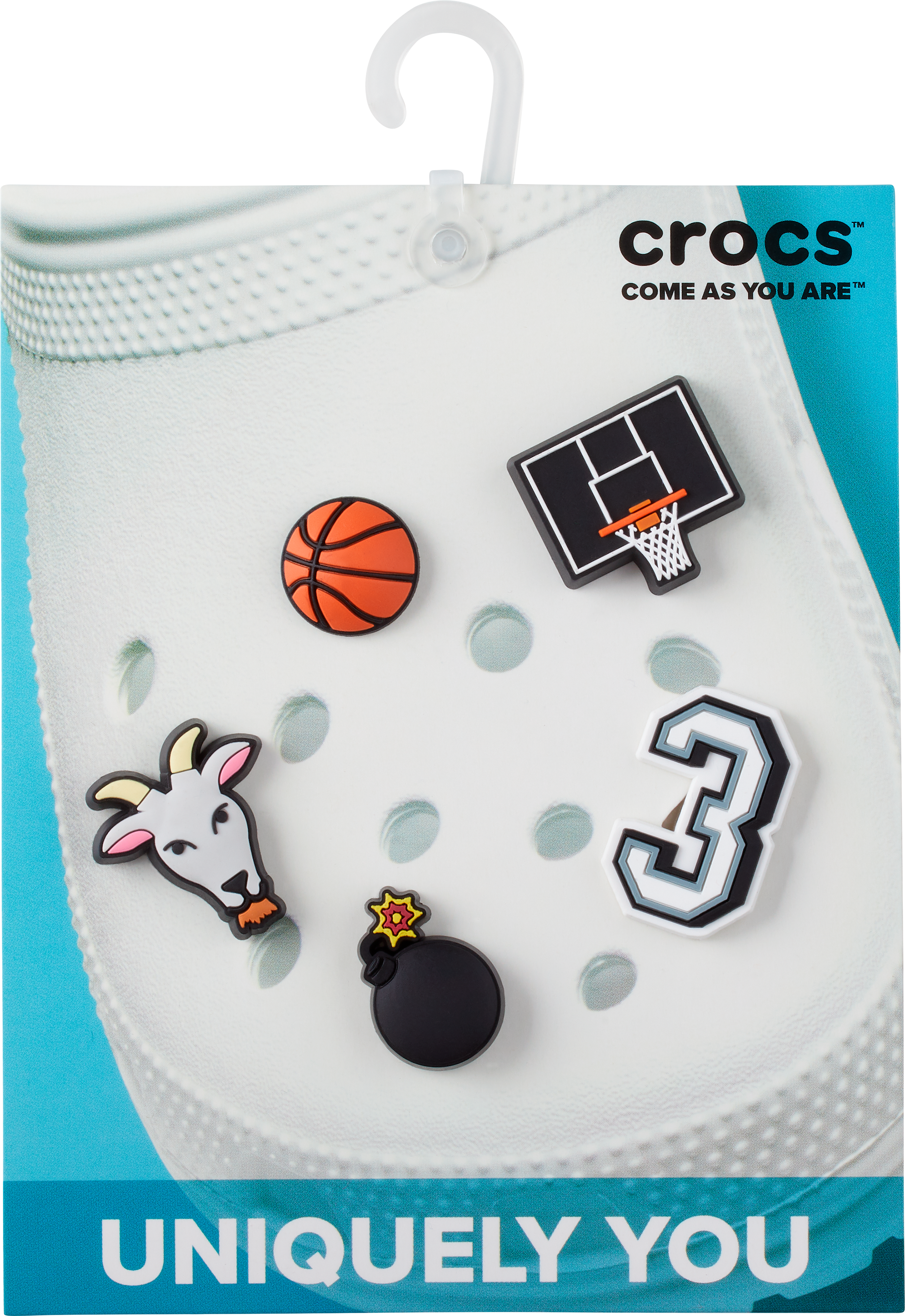Crocs Basketball Star Jibbitz Charms-5PK - AS SHOWN Thumbnail View 3
