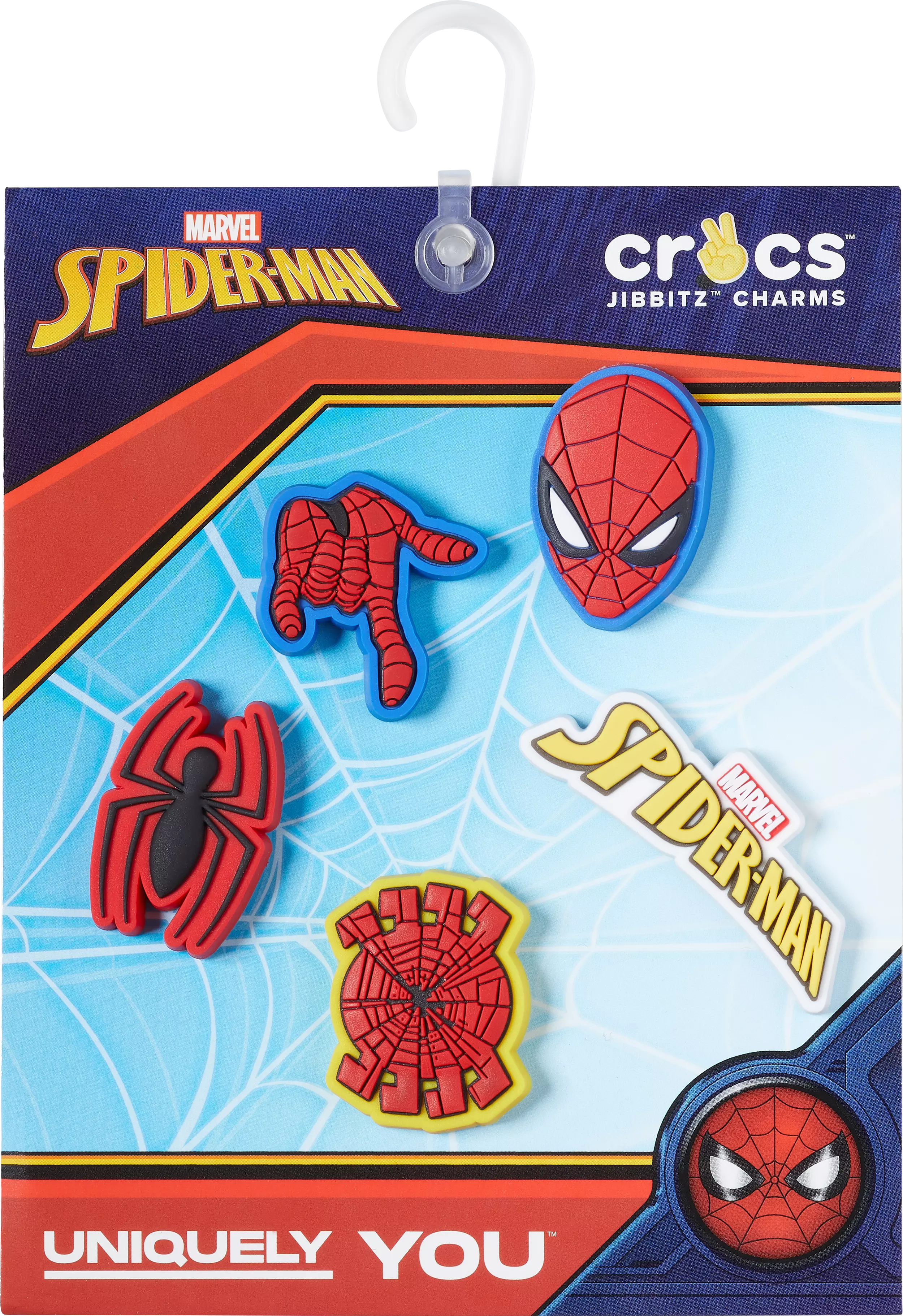 Crocs Spider-Man Jibbitz Charms-5PK - AS SHOWN