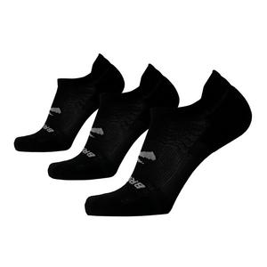 Brooks Run-In No-Show Socks (3 Pack) - ​Black