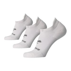 Brooks Run-In No-Show Socks (3 Pack) - ​White