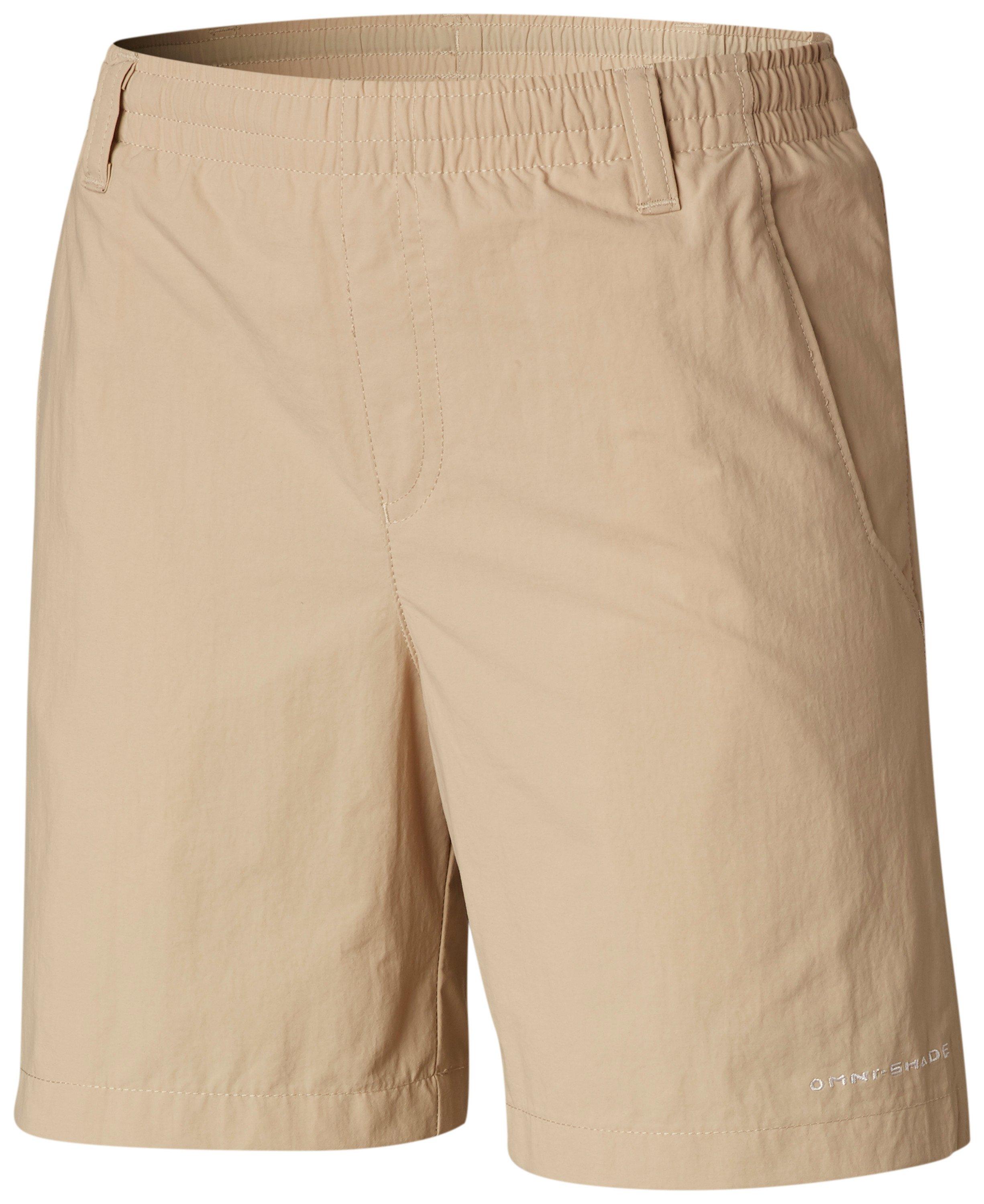 Columbia Big Boys' Backcast Shorts-Khaki - KHAKI Thumbnail View 1