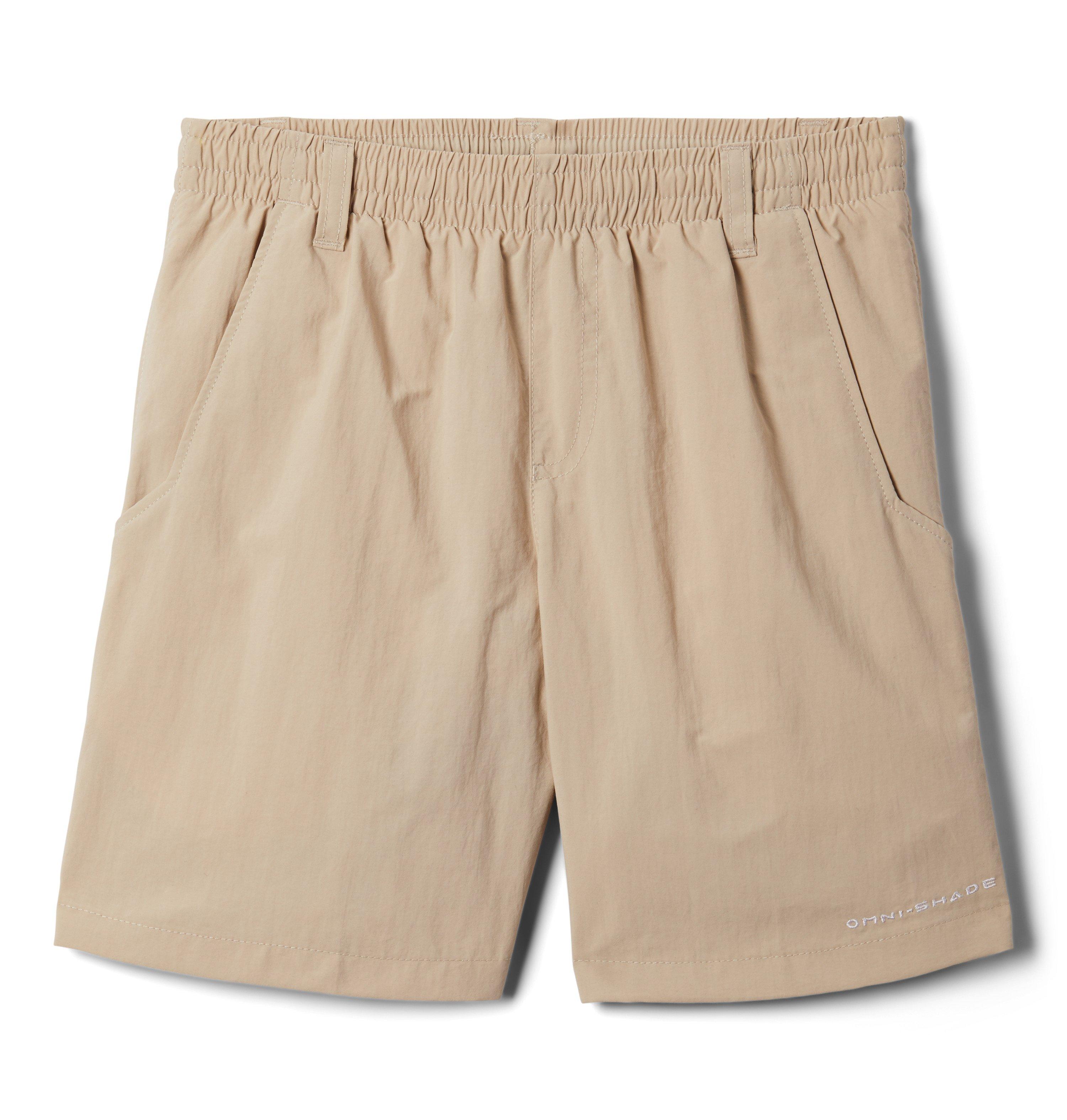 Columbia Big Boys' Backcast Shorts-Khaki - KHAKI Thumbnail View 3