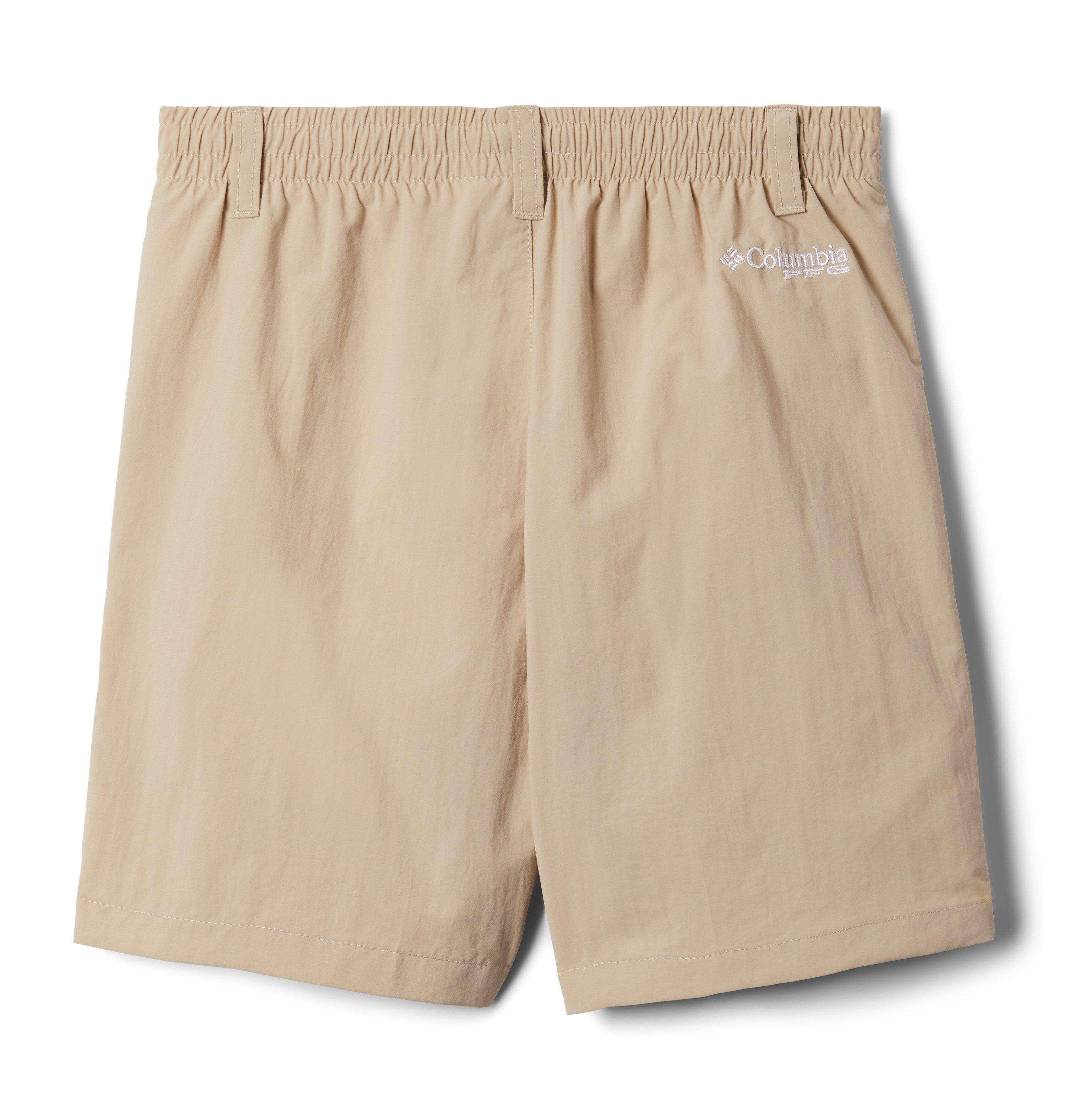 Columbia Big Boys' Backcast Shorts-Khaki - KHAKI Thumbnail View 4