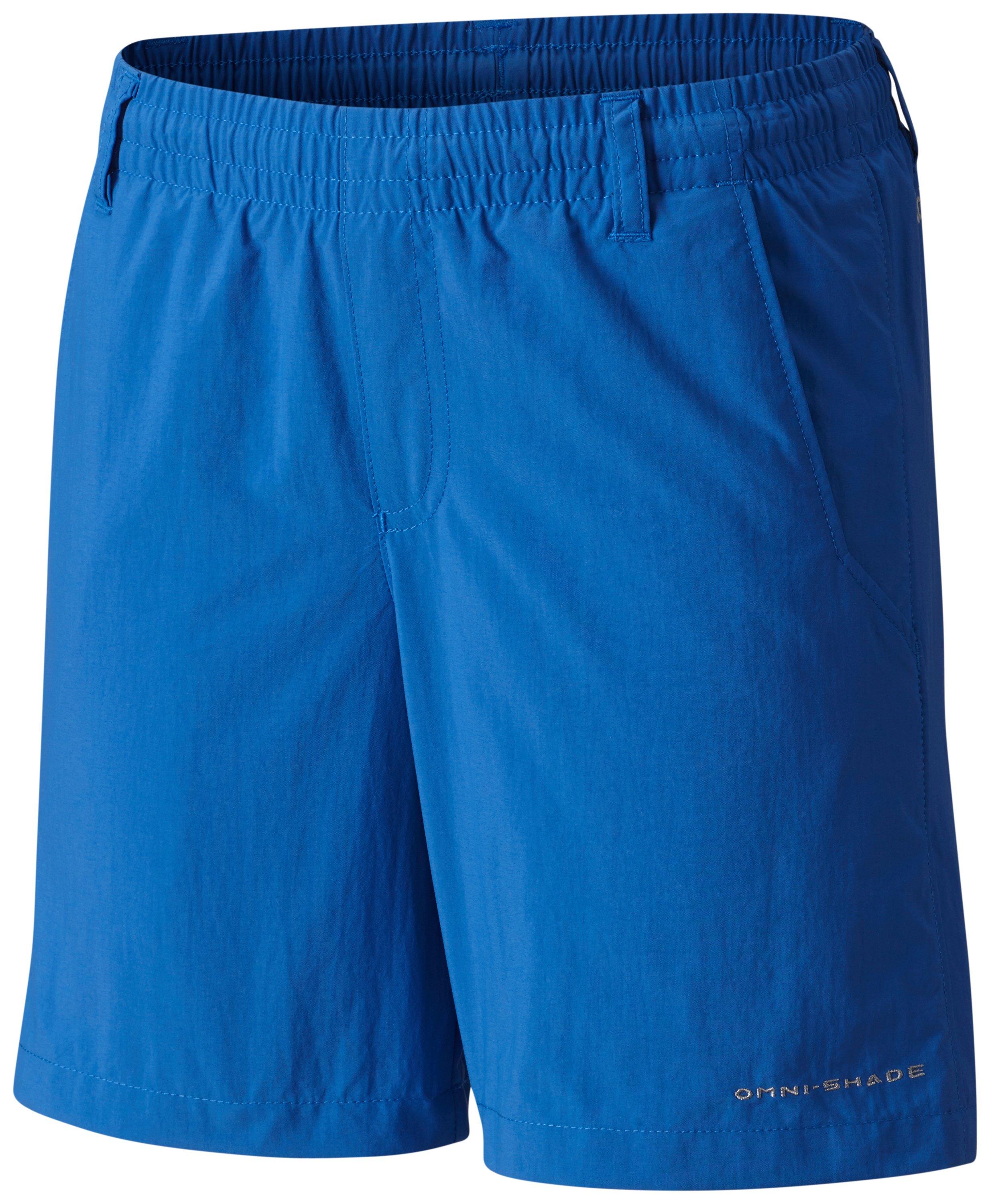 Columbia Big Boys' Backcast Shorts-Blue - BLUE Thumbnail View 1
