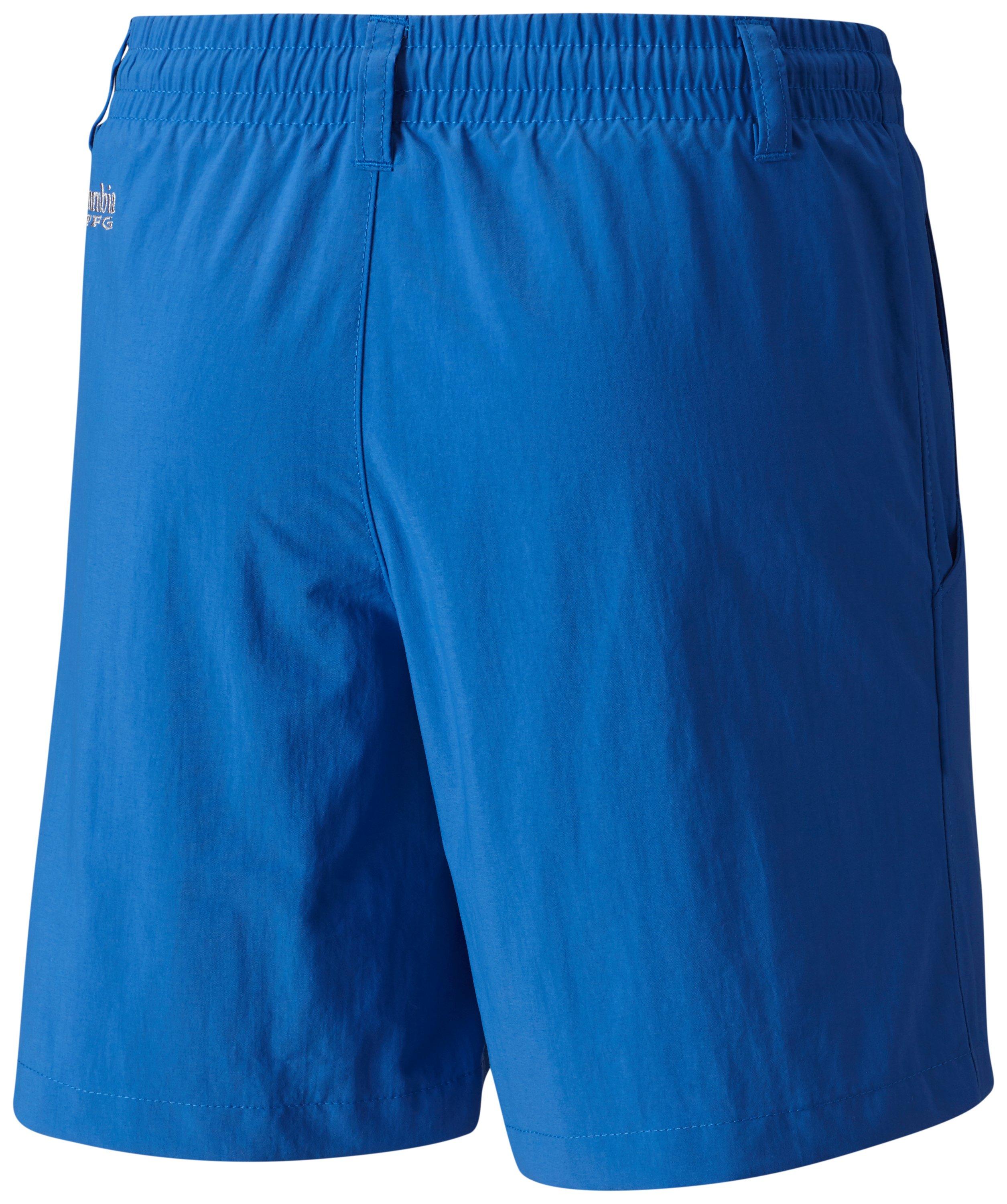 Columbia Big Boys' Backcast Shorts-Blue - BLUE Thumbnail View 2