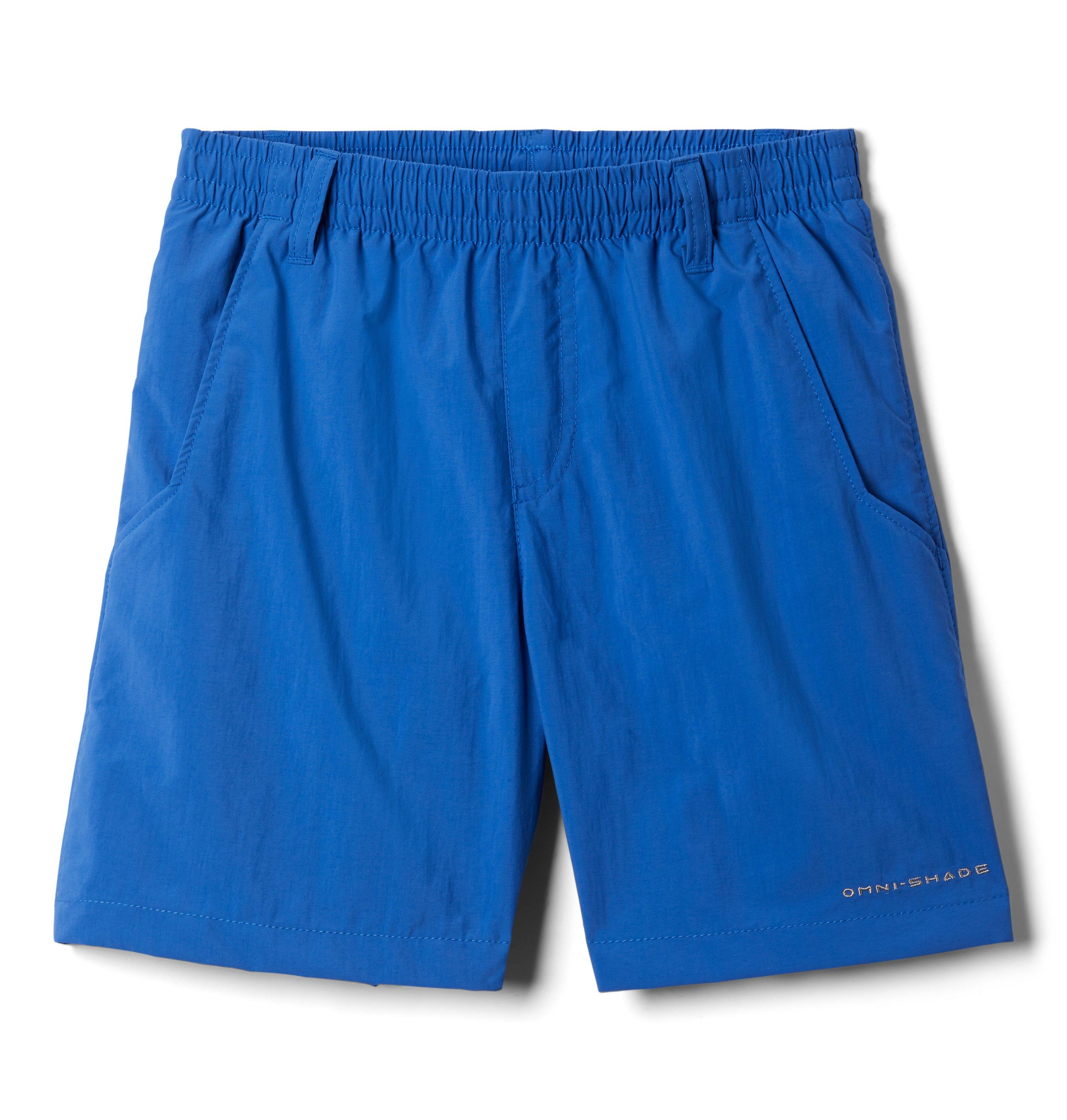 Columbia Big Boys' Backcast Shorts-Blue - BLUE Thumbnail View 3