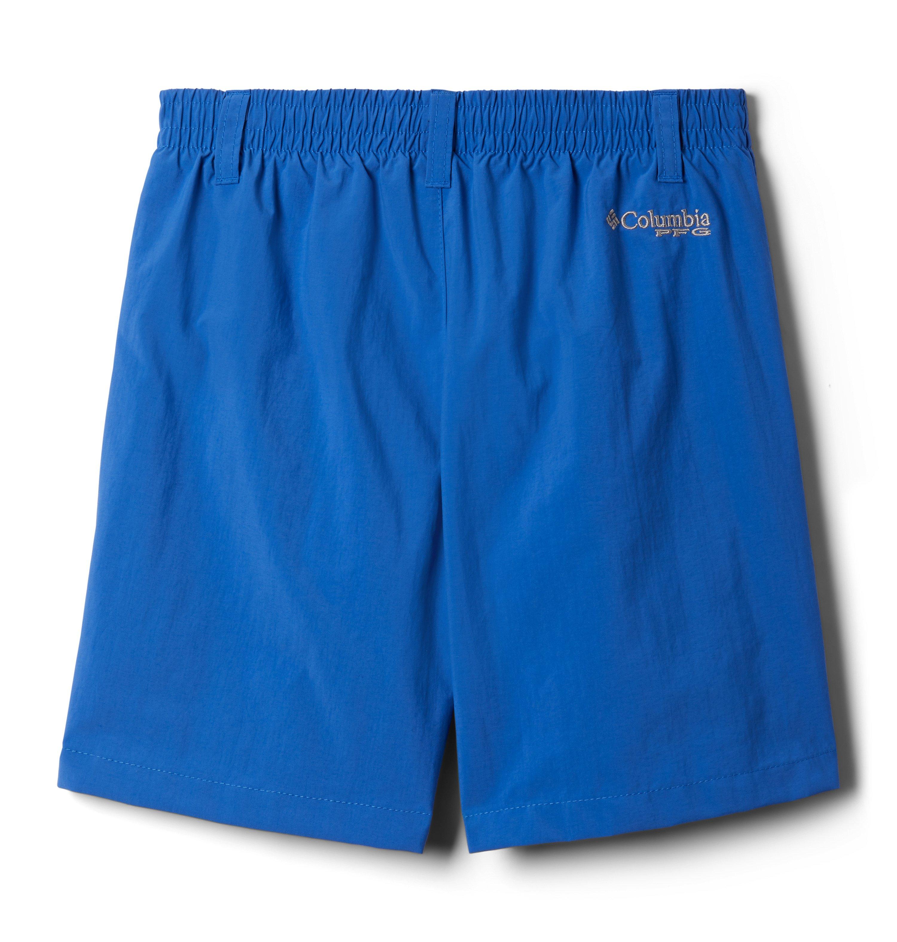 Columbia Big Boys' Backcast Shorts-Blue - BLUE Thumbnail View 4