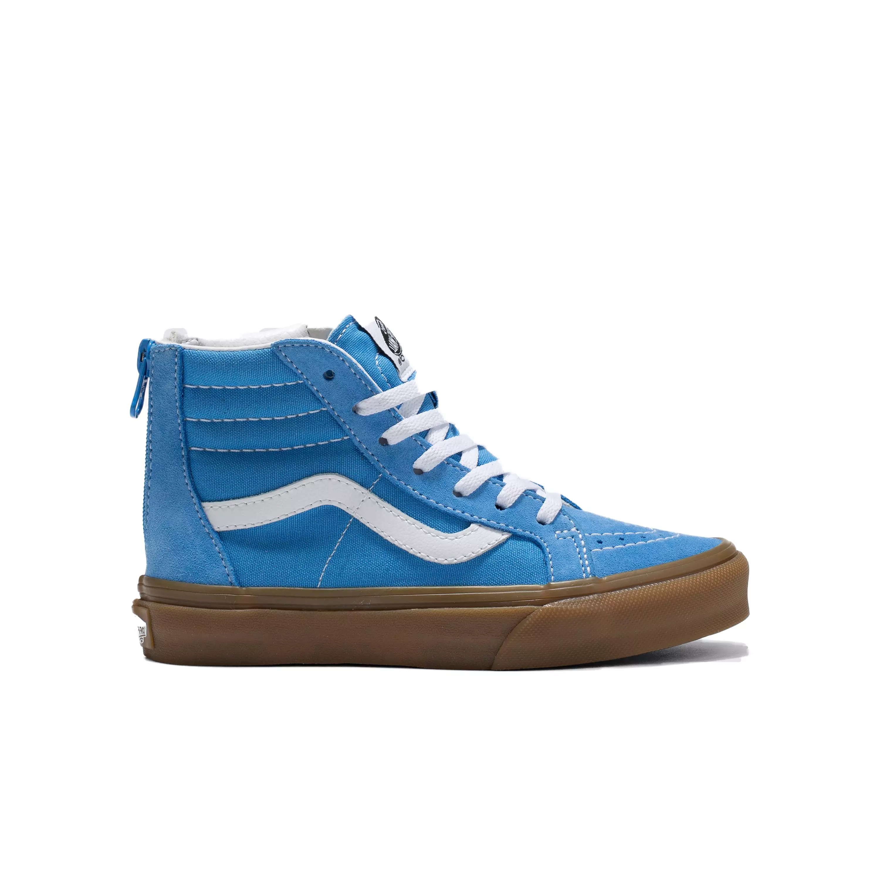 Vans Sk8-Hi Zip "Azure Blue" Preschool Boys' Shoe - BLUE