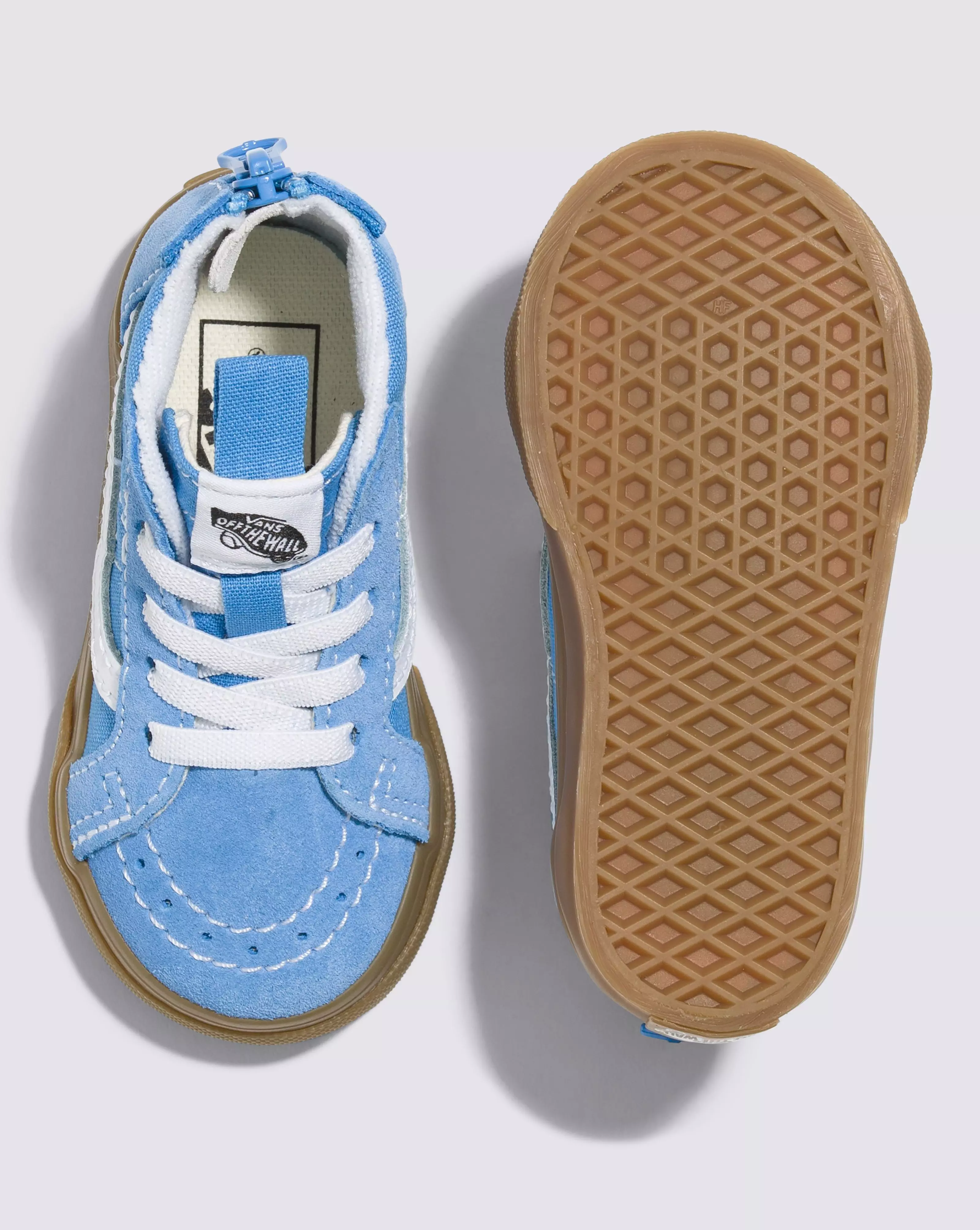 Vans Sk8-Hi Zip "Azure Blue" Toddler Boys' Shoe - BLUE