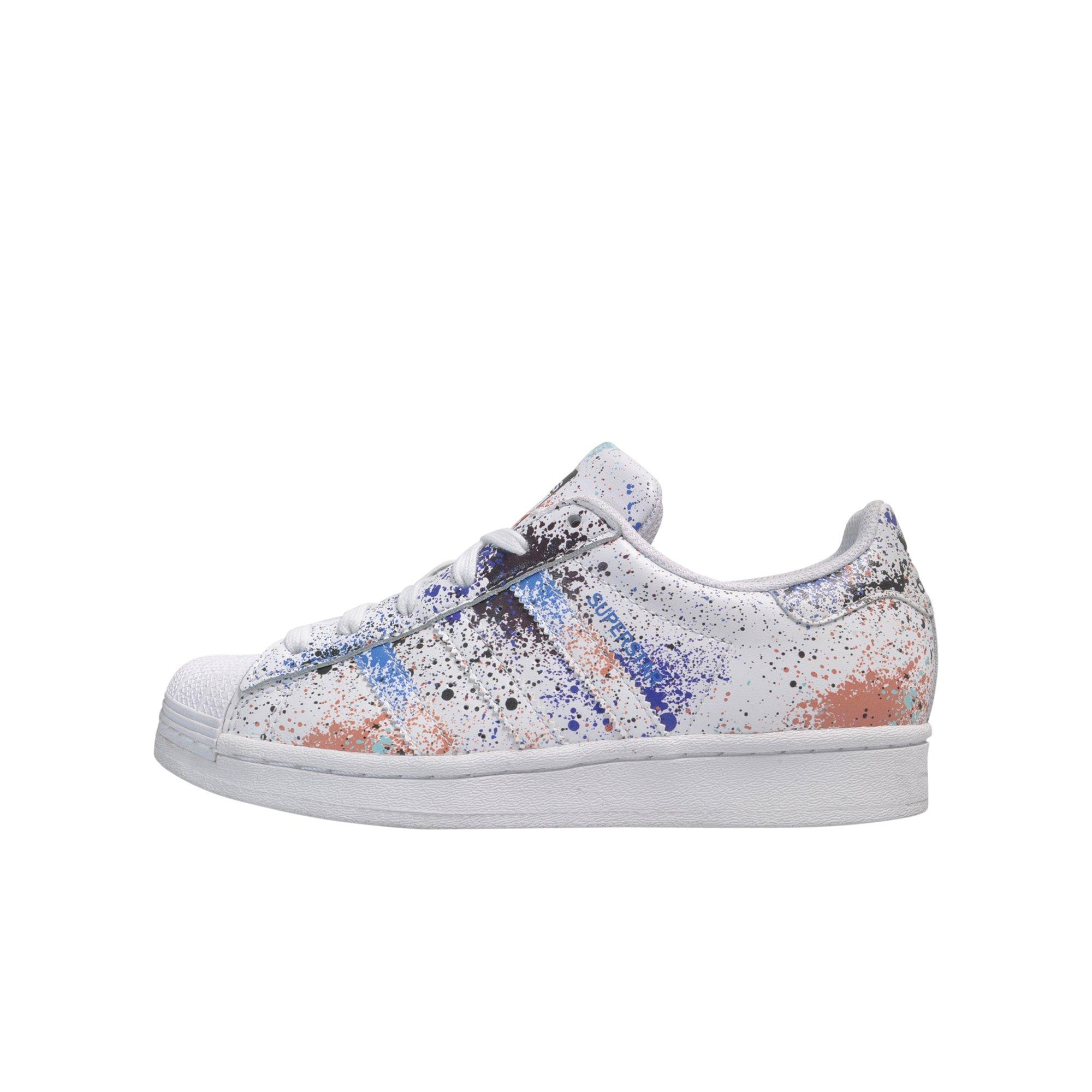 adidas Superstar "Paint Splatter" Preschool Boys' Shoe