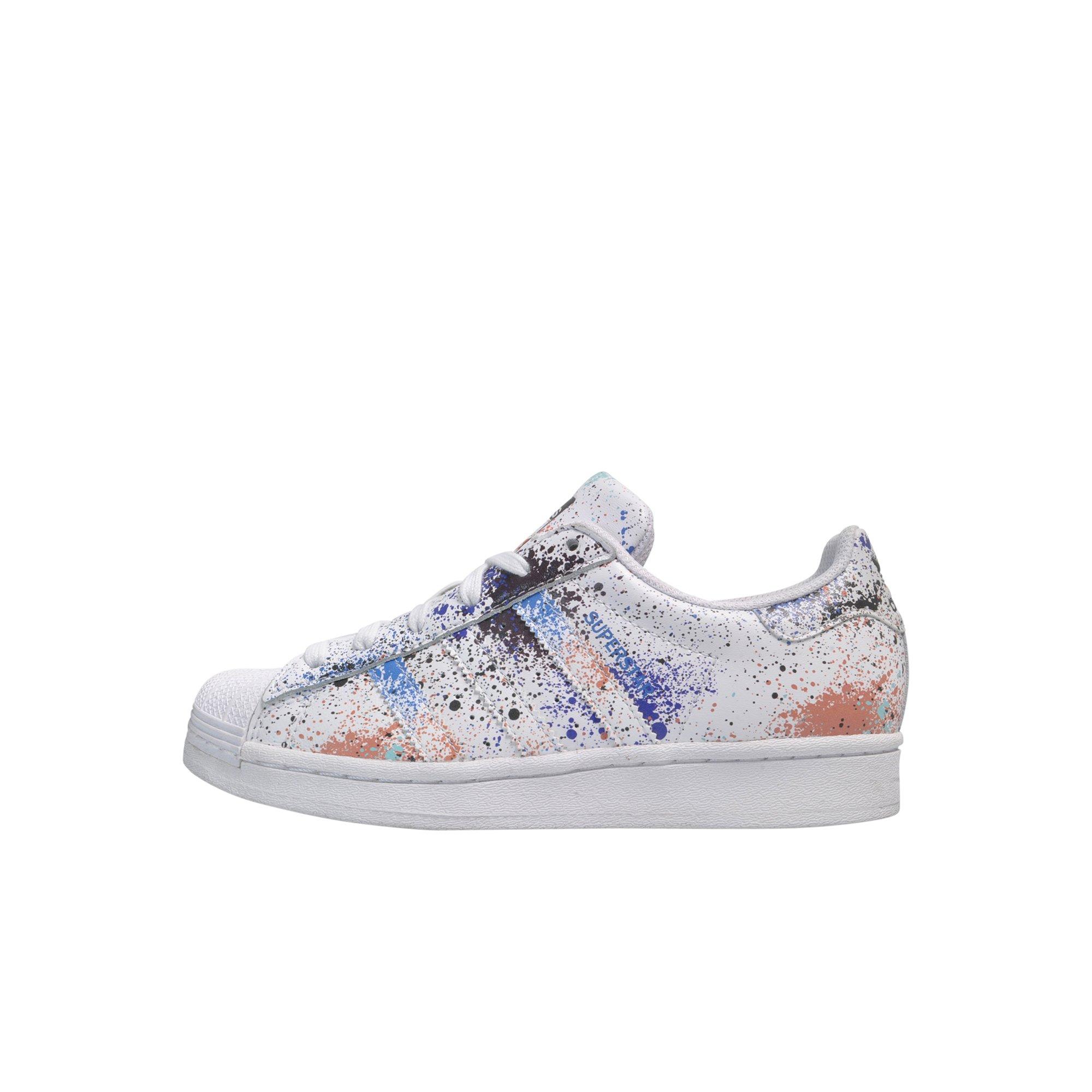 adidas Superstar "Paint Splatter" Toddler Boys' Shoe