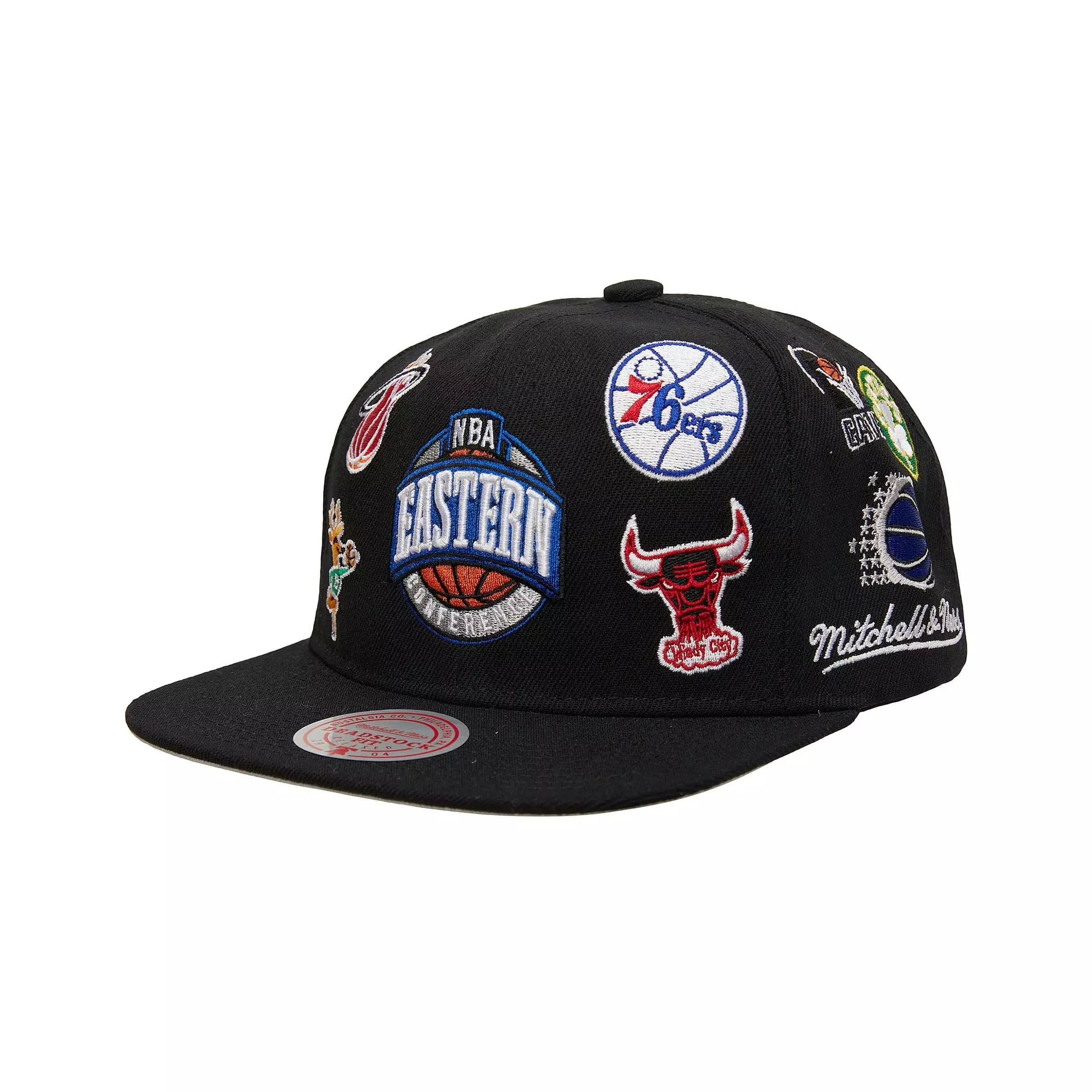 Mitchell & Ness NBA Eastern Conference Snapback Hat-Black - BLACK