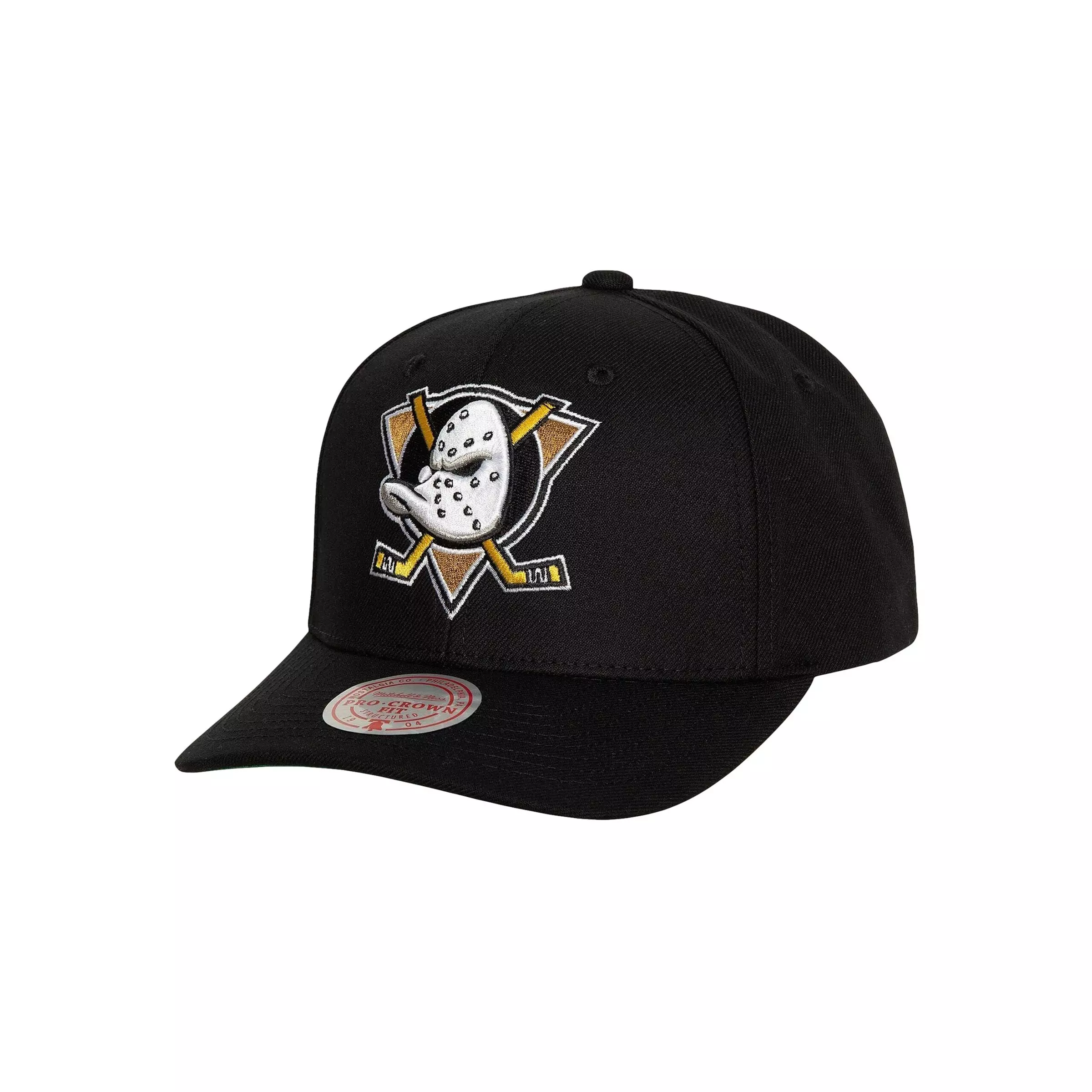 Mitchell & Ness Anaheim Ducks Team Logo Snapback - BLACK