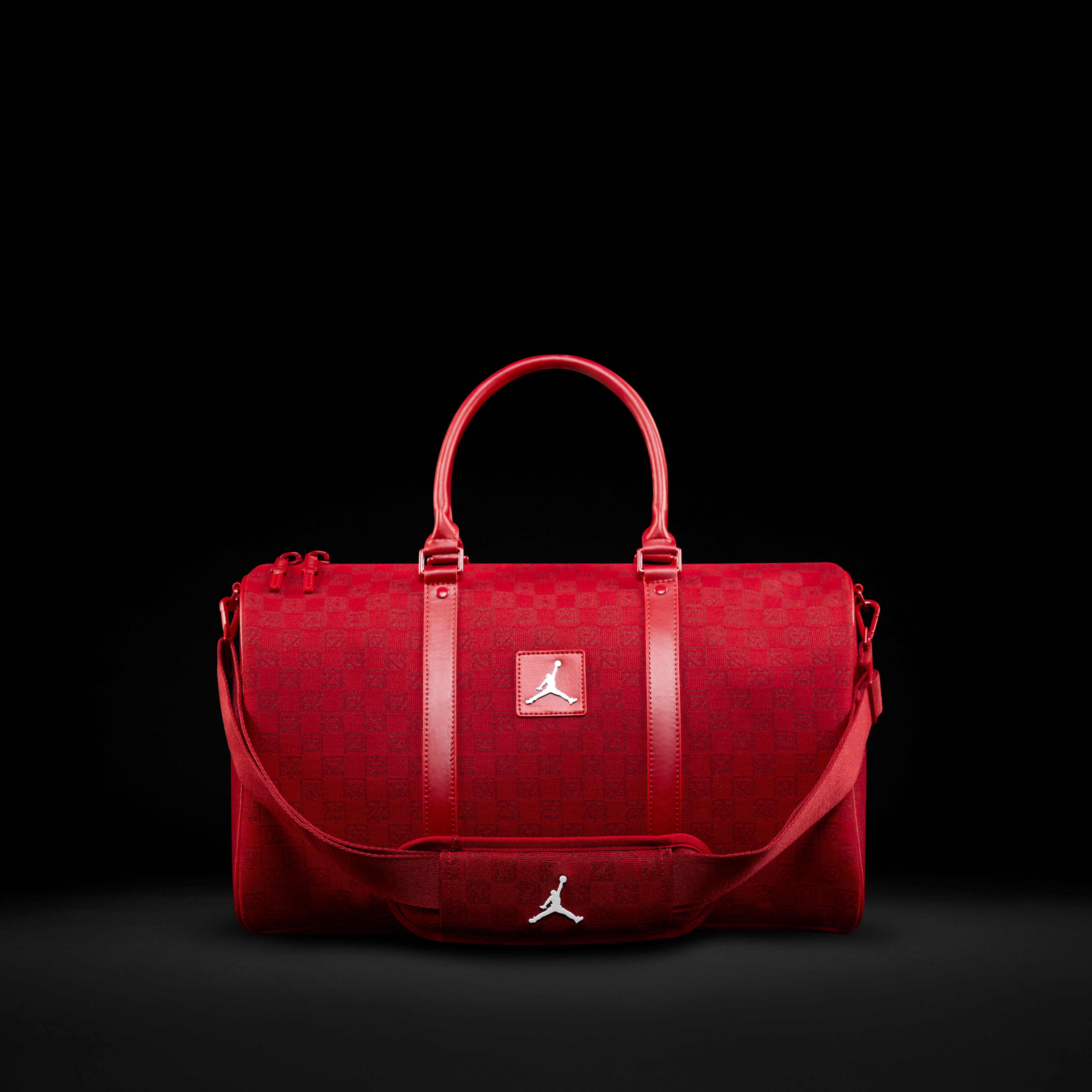 Jordan Monogram Crossbody Bag-Red