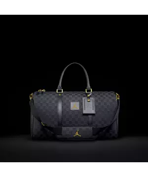 Jordan Monogram Duffle Bag-Black/Gold