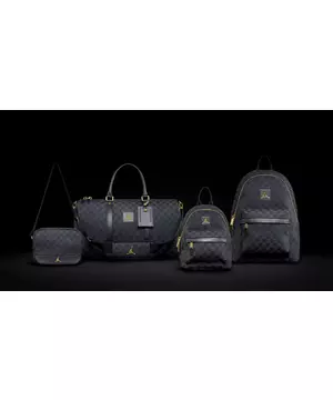 Jordan MONOGRAM DUFFLE BAG - Weekend bag - black 