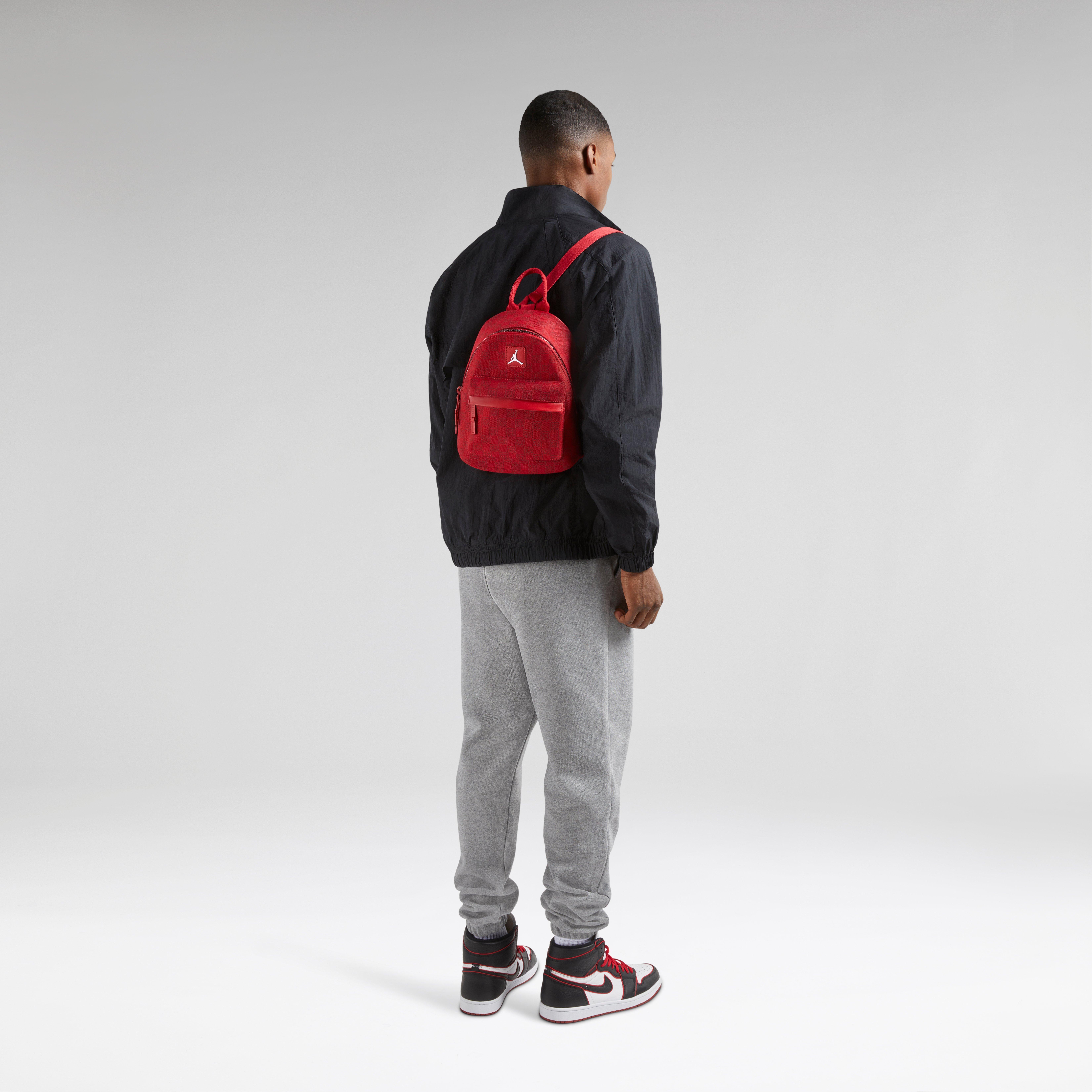 Jordan Monogram Mini Backpack-Red