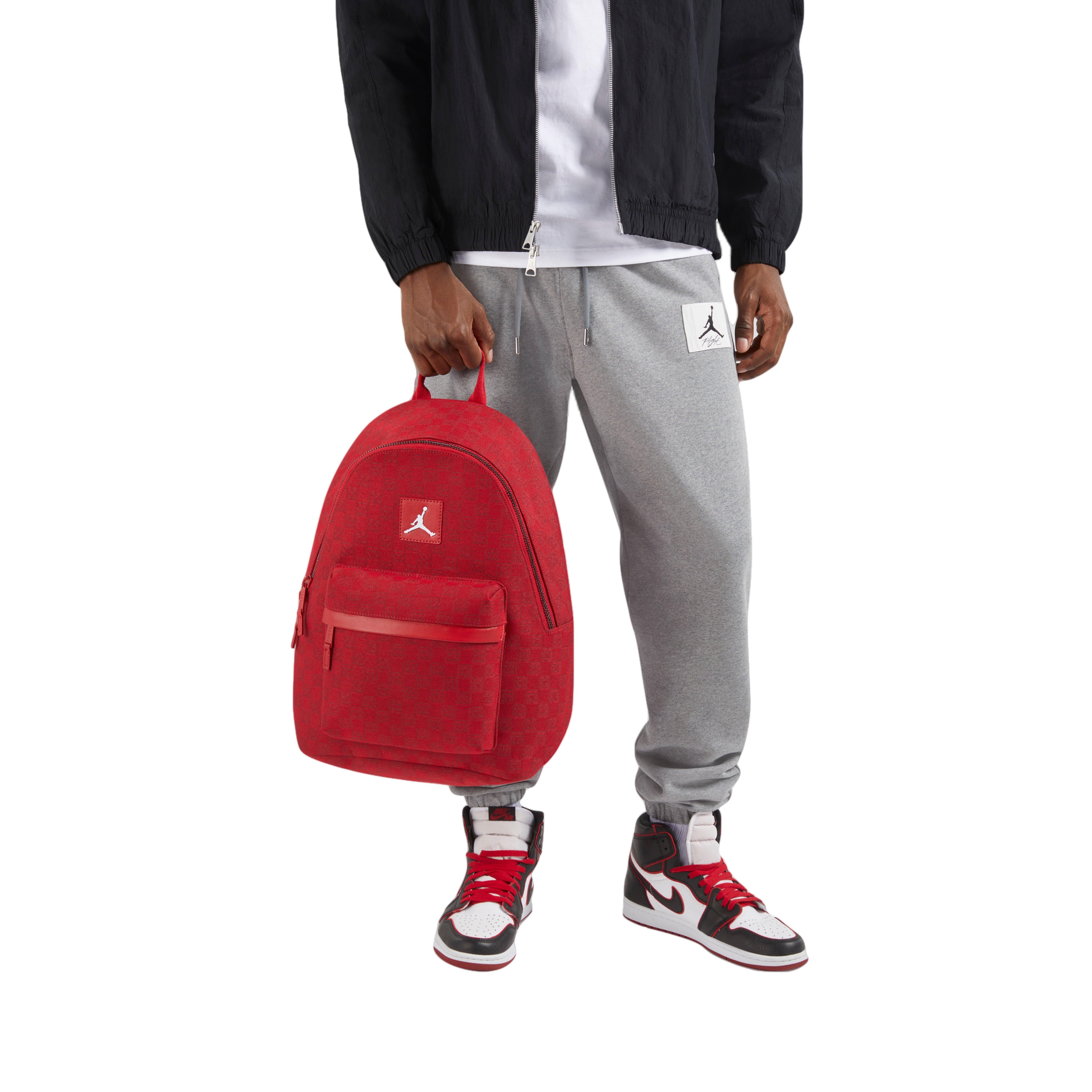 Jordan Monogram Backpack-Red