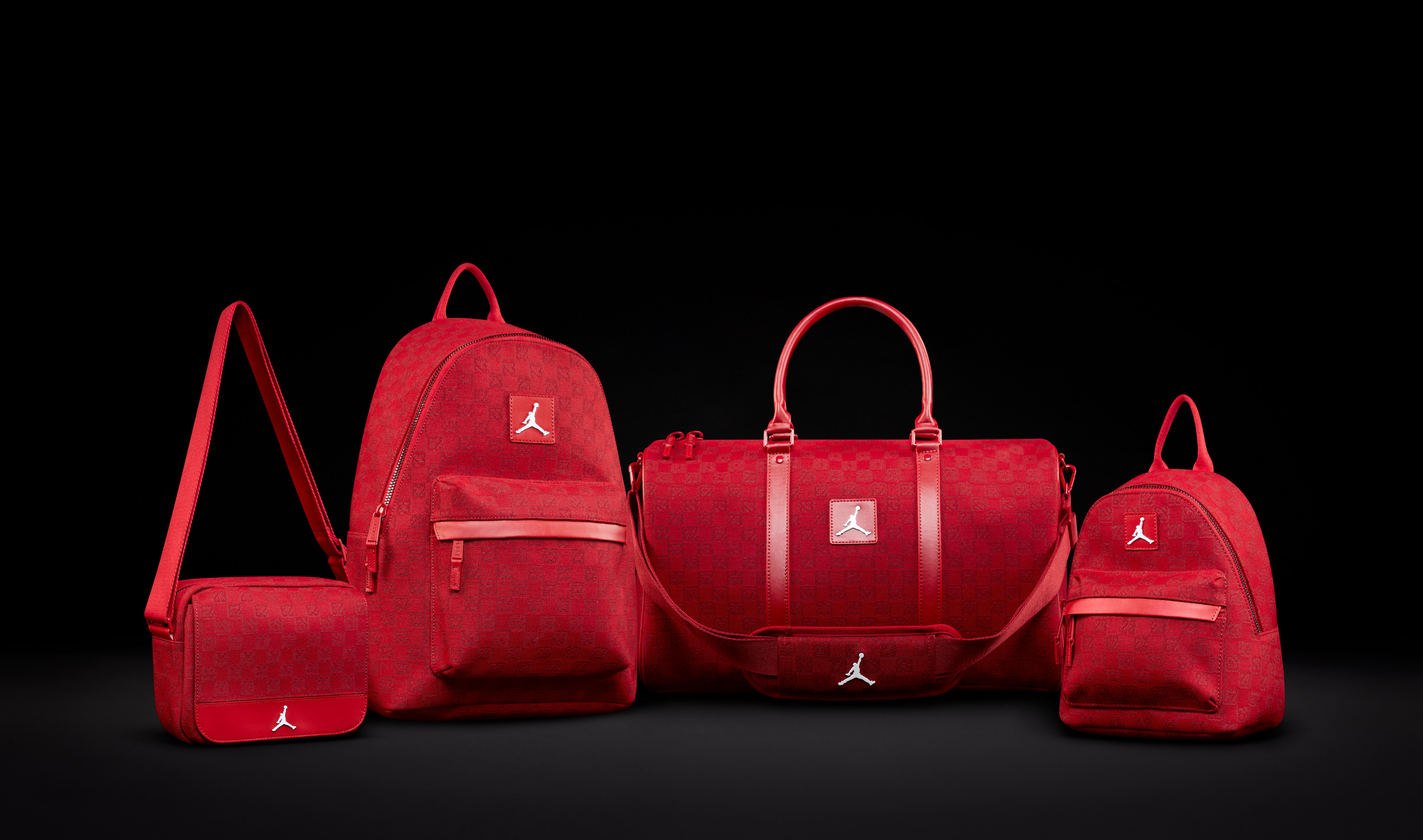 Jordan Monogram Backpack-Red