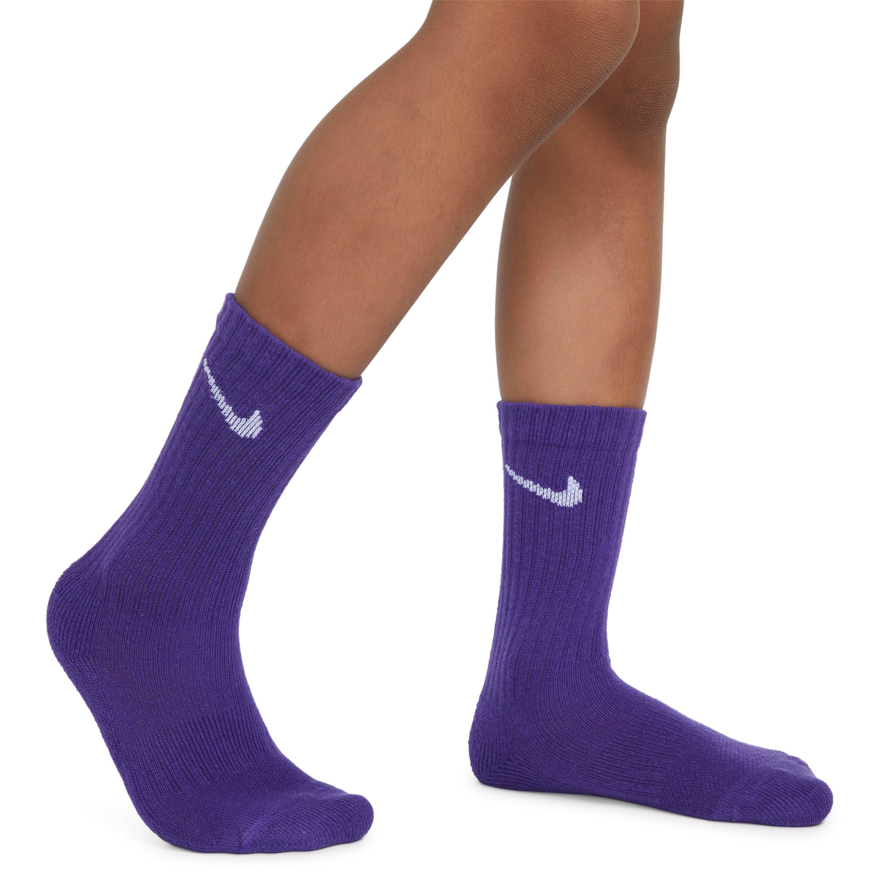 Nike Crew Rainbow 6-Pack Youth Socks