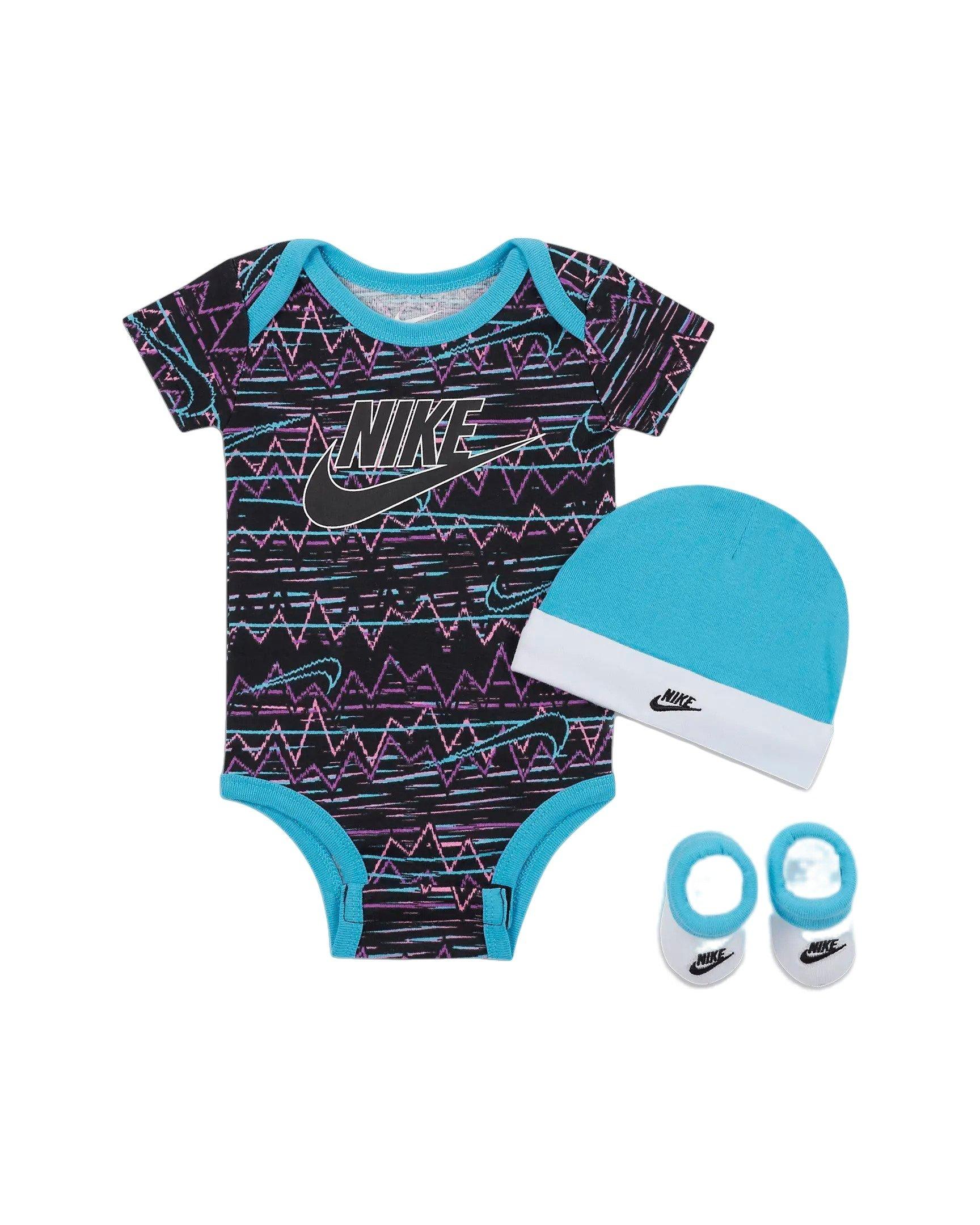 Nike Infant Boys' New Wave All Over Print 3-Piece Set - MULTI-COLOR Thumbnail View 1