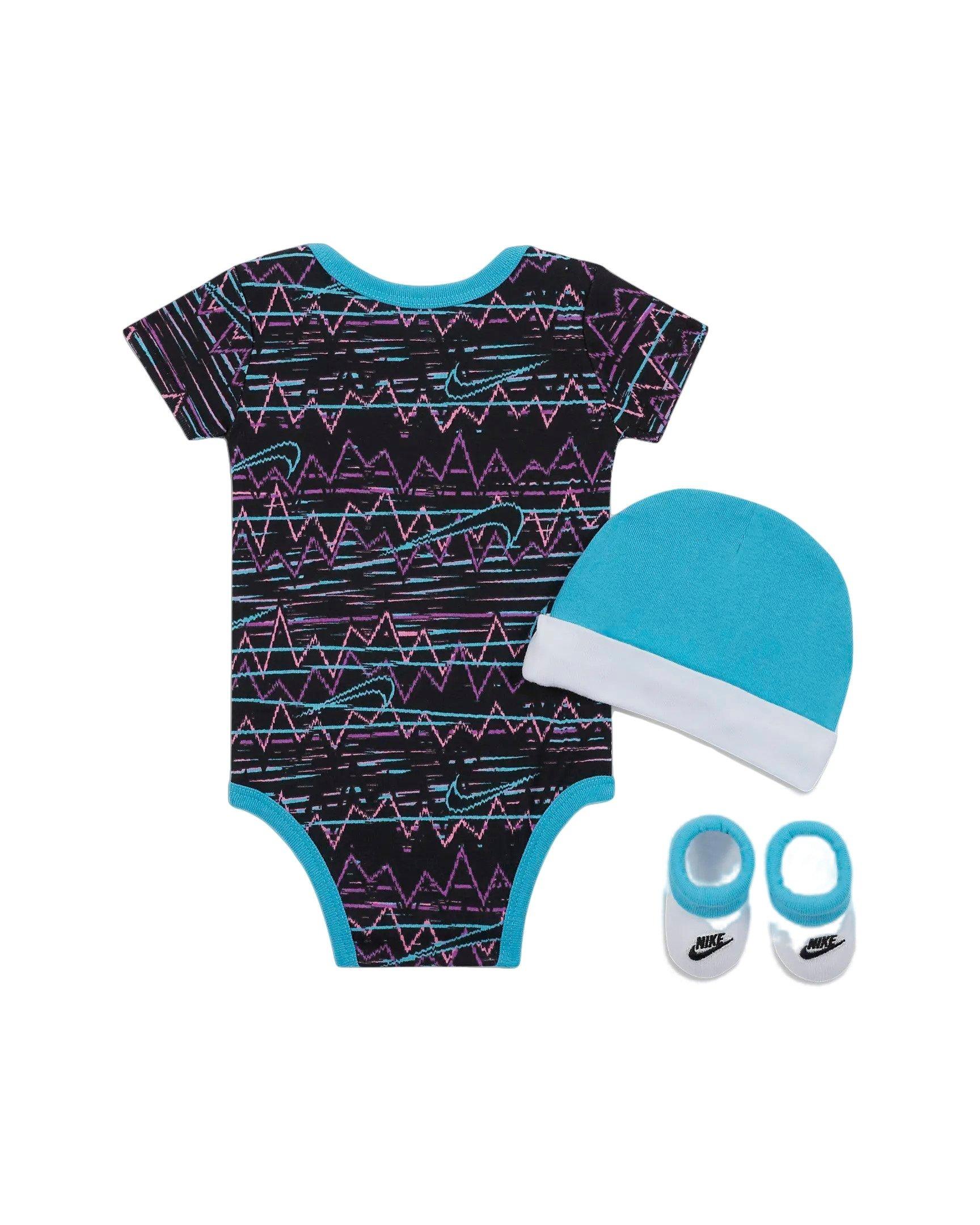 Nike Infant Boys' New Wave All Over Print 3-Piece Set - MULTI-COLOR Thumbnail View 2