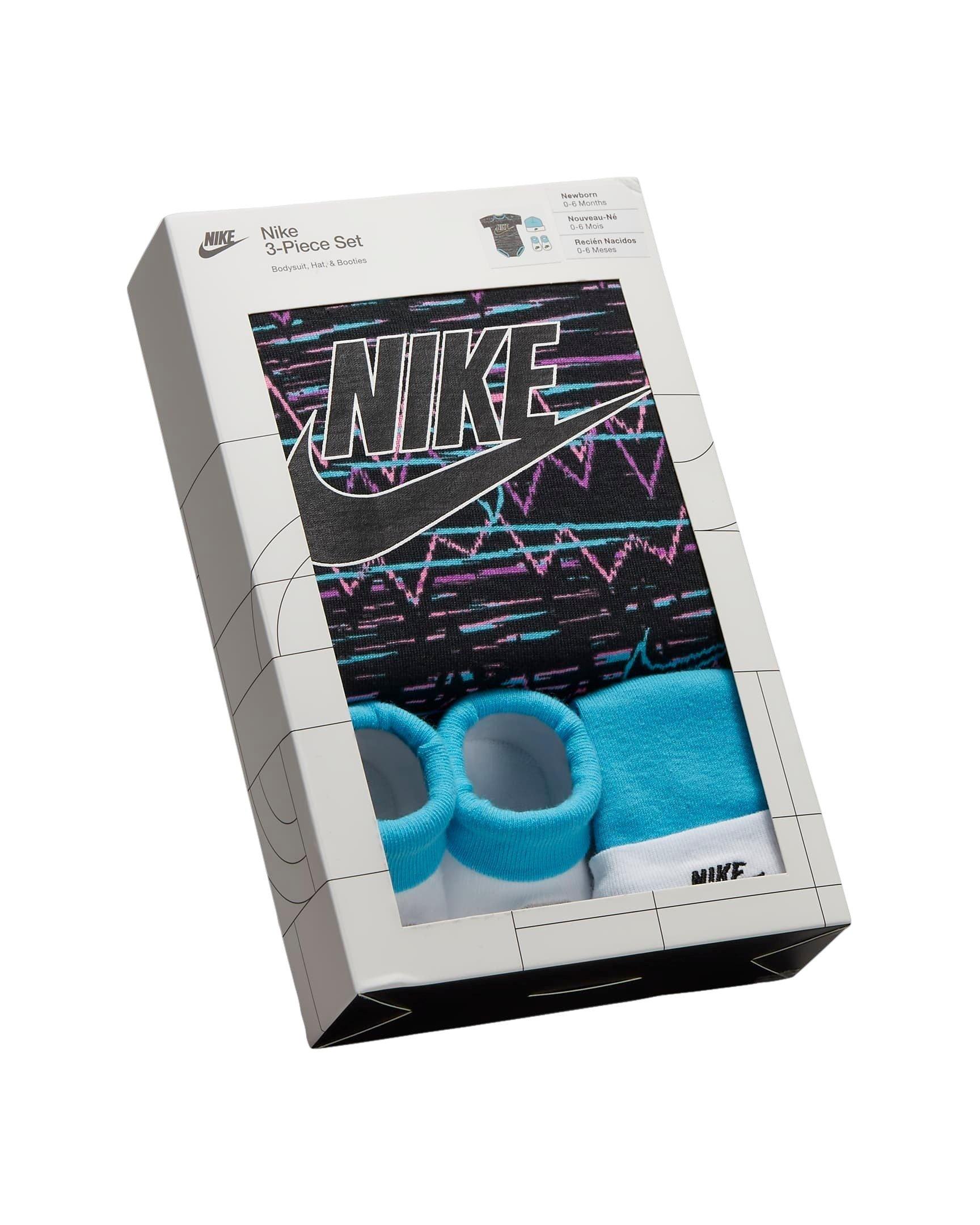 Nike Infant Boys' New Wave All Over Print 3-Piece Set - MULTI-COLOR Thumbnail View 3