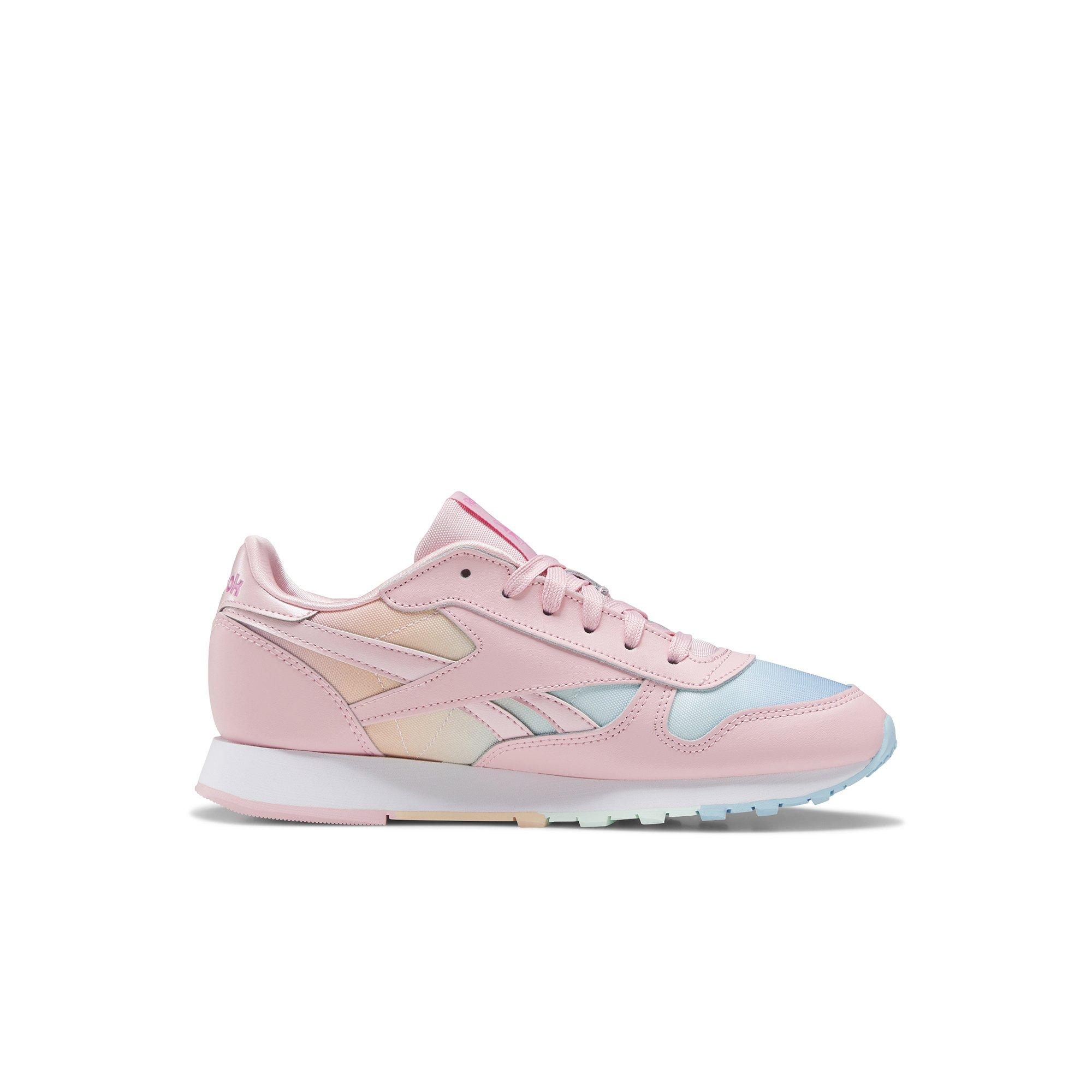 Pink toddler reebok clearance shoes